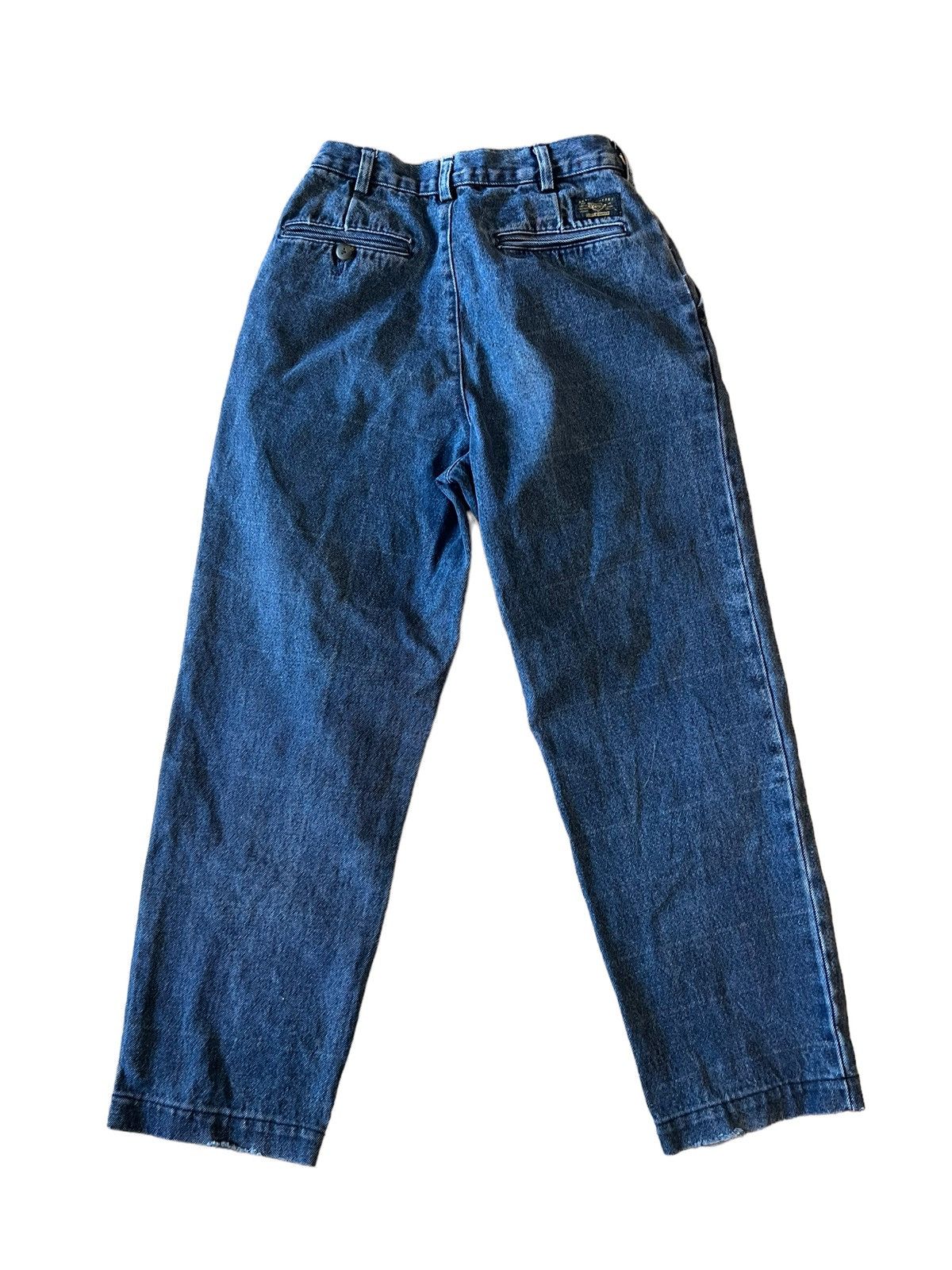 Edwin × Japanese Brand × Vintage Vintage Edwin Denim Faded Plaid Wear Pattern 26 Baggy Size US 26 / EU 42 - 1 Thumbnail