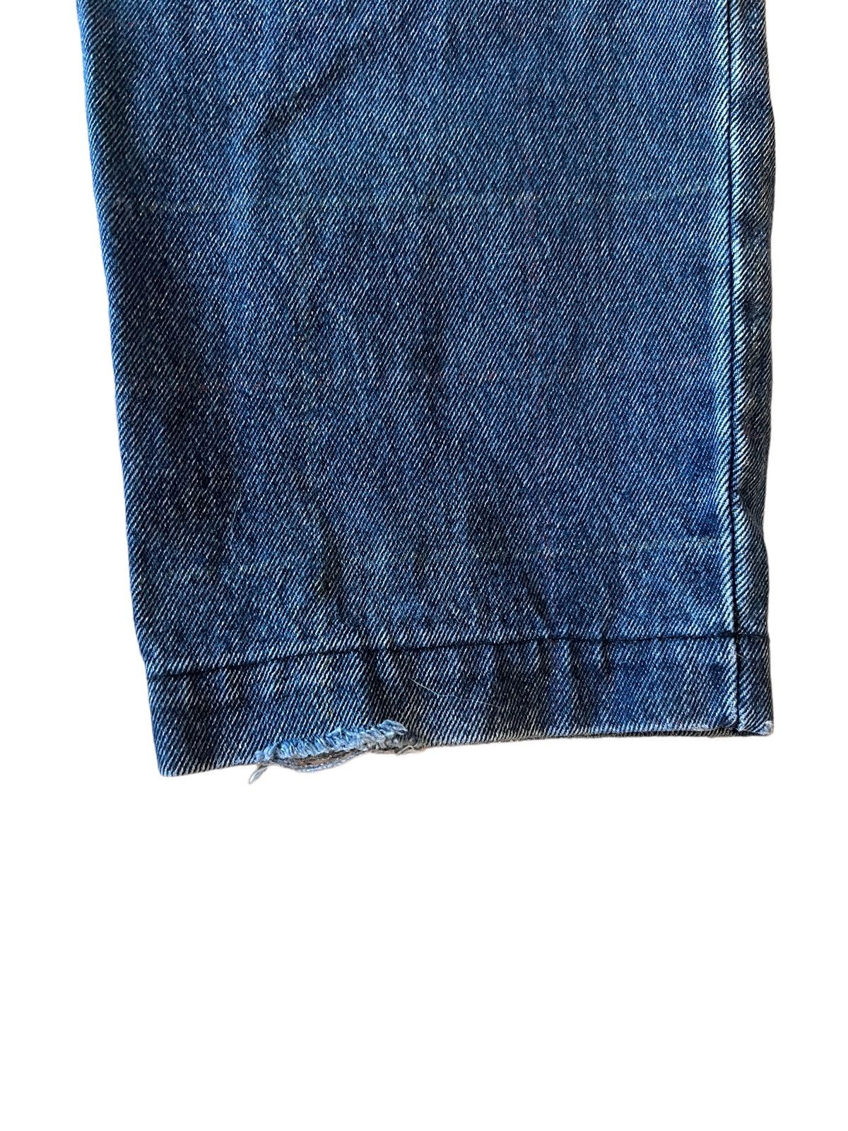 Edwin × Japanese Brand × Vintage Vintage Edwin Denim Faded Plaid Wear Pattern 26 Baggy Size US 26 / EU 42 - 5 Thumbnail