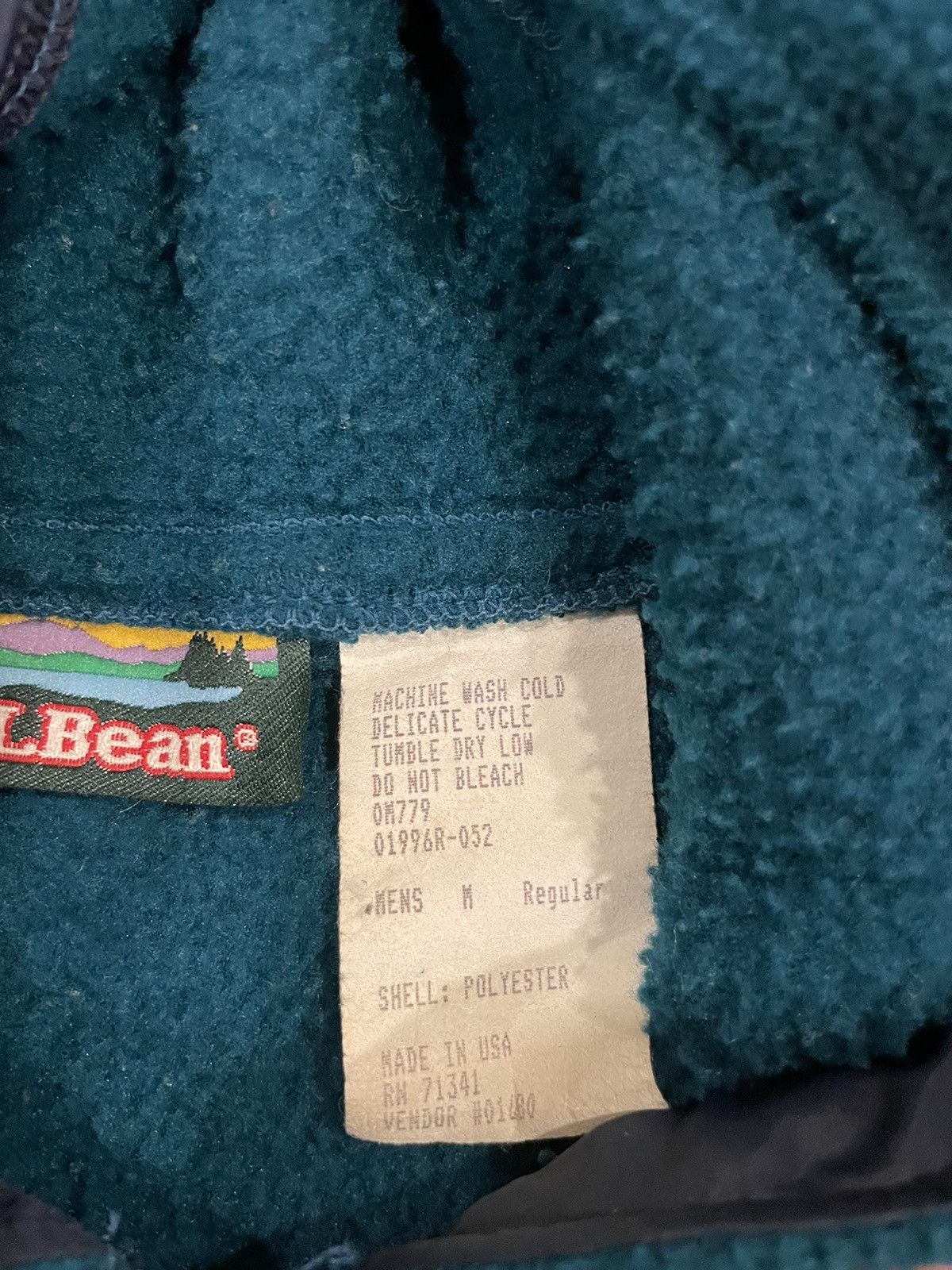 L.L. Bean × Vintage Vintage L L Bean Boxy Fleece Zip-up Hoodie Jacket Made in US Size US S / EU 44-46 / 1 - 4 Thumbnail