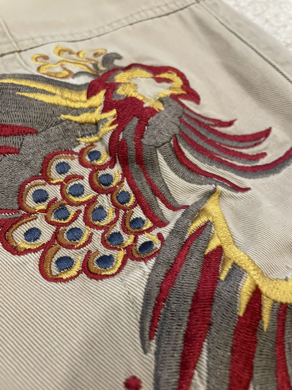 Japanese Brand × Vintage Vintage Embroidered Flare Bondage Cargo Pants Size US 32 / EU 48 - 6 Thumbnail