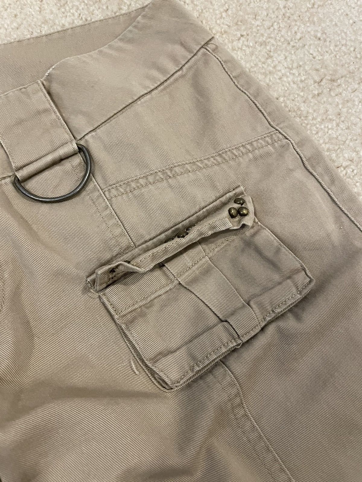 Japanese Brand × Vintage Vintage Embroidered Flare Bondage Cargo Pants Size US 32 / EU 48 - 14 Thumbnail