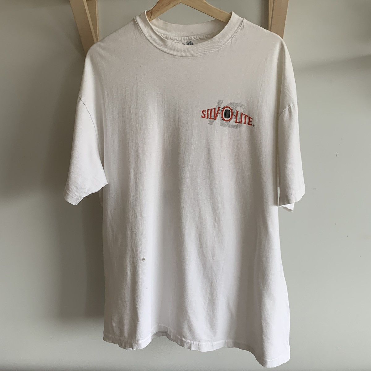 Vintage 90s Single Stitch Silv O Lite Racing Shirt Made In USA Size US XL / EU 56 / 4 - 8 Thumbnail