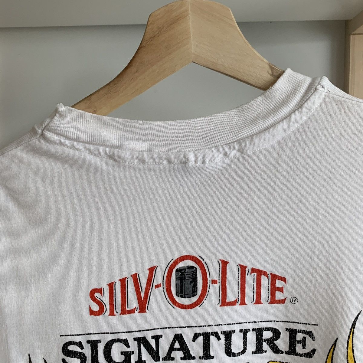 Vintage 90s Single Stitch Silv O Lite Racing Shirt Made In USA Size US XL / EU 56 / 4 - 3 Thumbnail