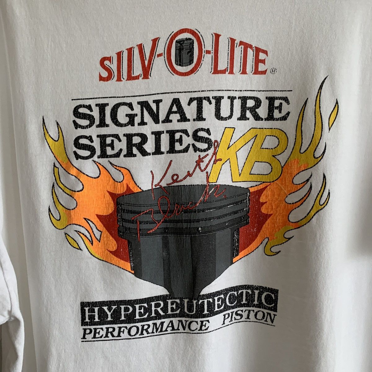 Vintage 90s Single Stitch Silv O Lite Racing Shirt Made In USA Size US XL / EU 56 / 4 - 4 Thumbnail