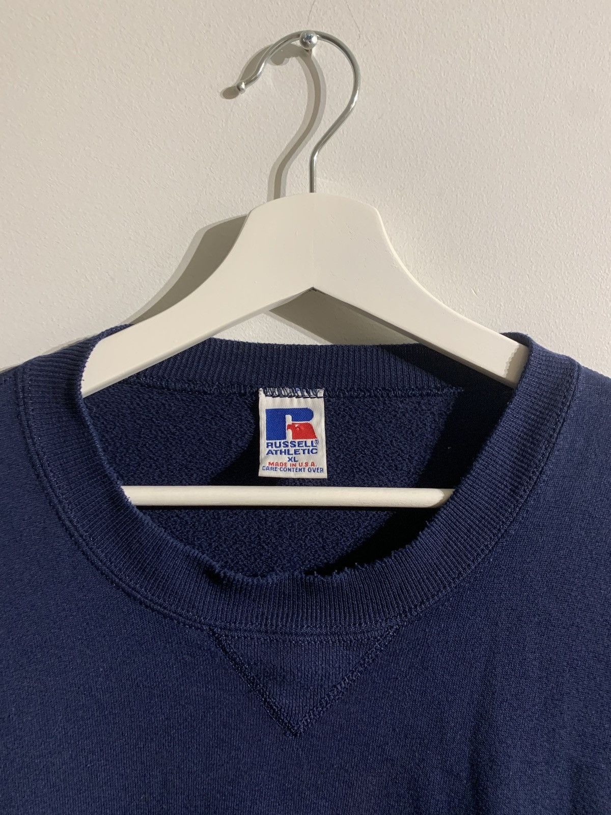 Russell Athletic × Vintage Vintage 90s Russell Athletic Made In USA Crew Sweatshirt Size US XL / EU 56 / 4 - 2 Thumbnail