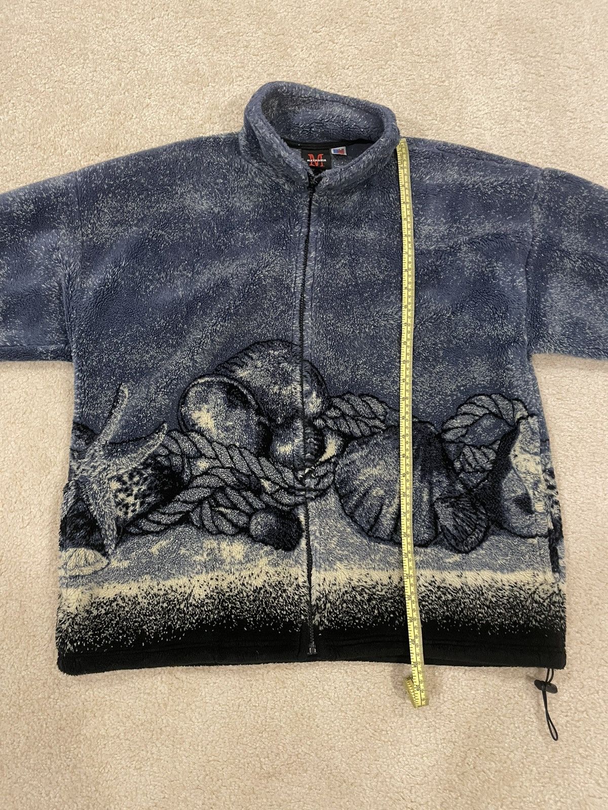 Vintage Vintage Nature Ocean Fleece Jacket “Trenches” Slate Size US L / EU 52-54 / 3 - 9 Thumbnail