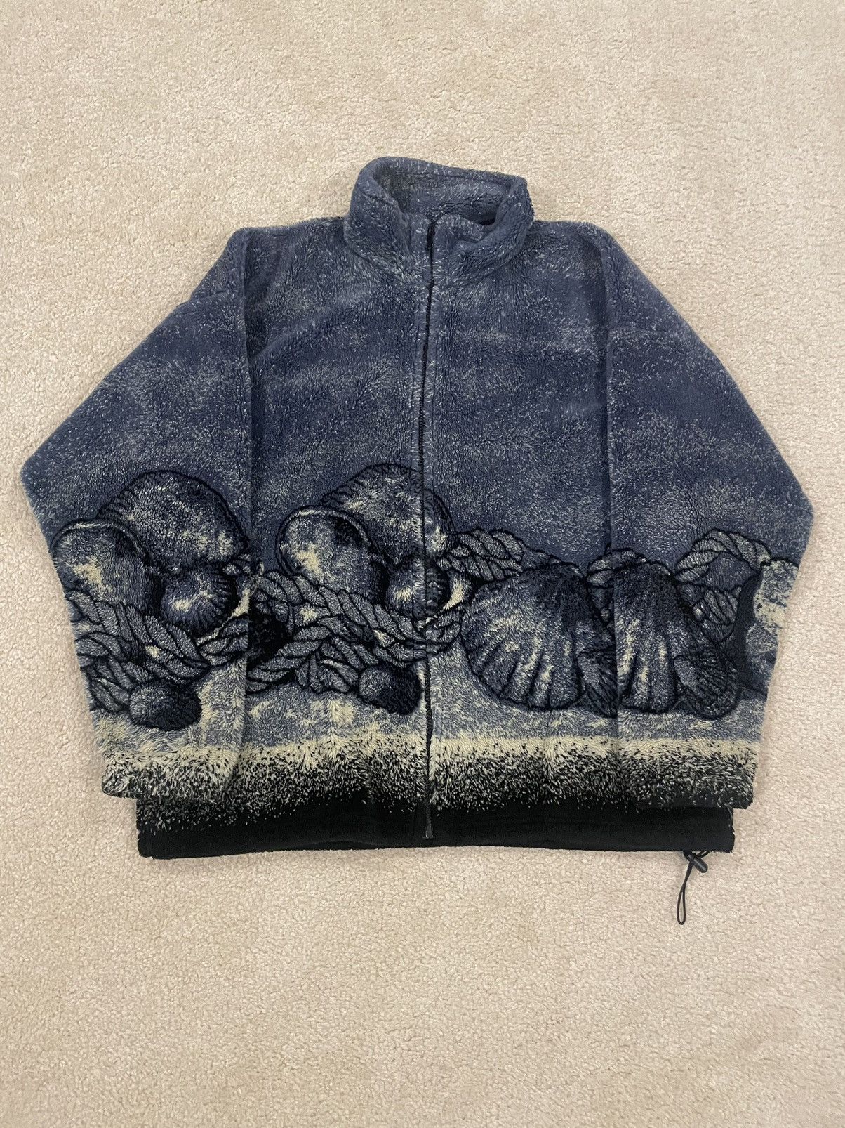 Vintage Vintage Nature Ocean Fleece Jacket “Trenches” Slate Size US L / EU 52-54 / 3 - 2 Thumbnail