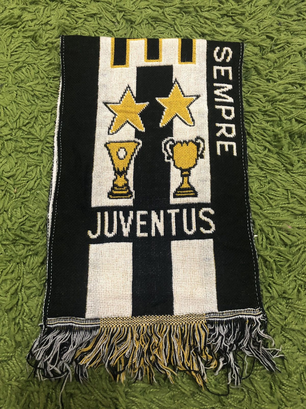 Vintage Juventus Football Team Club Scarves Size ONE SIZE - 3 Thumbnail