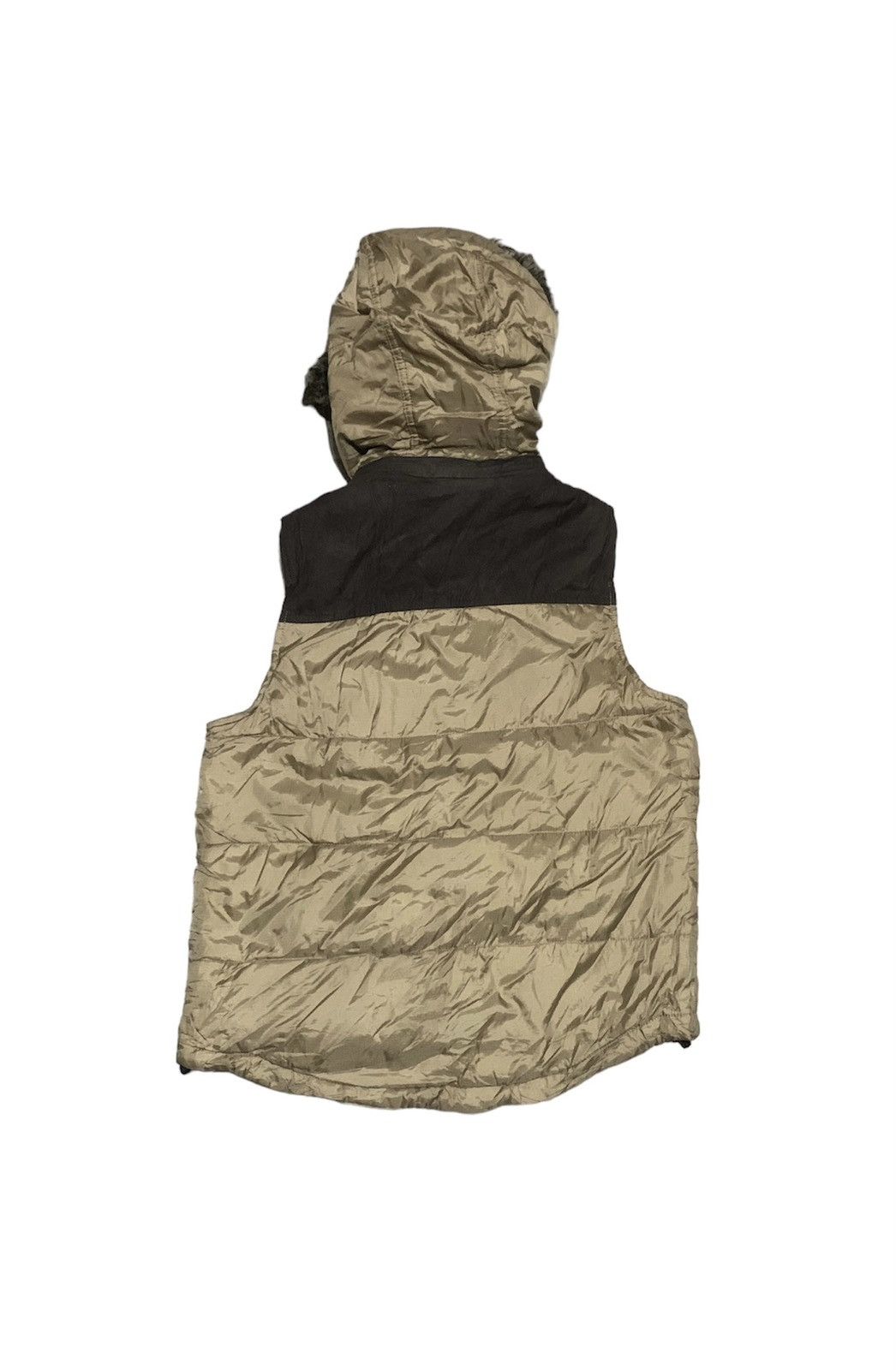 Vintage Vintage 80s Smith’s American Fur Hoodie Puffer Vest Size US M / EU 48-50 / 2 - 2 Thumbnail