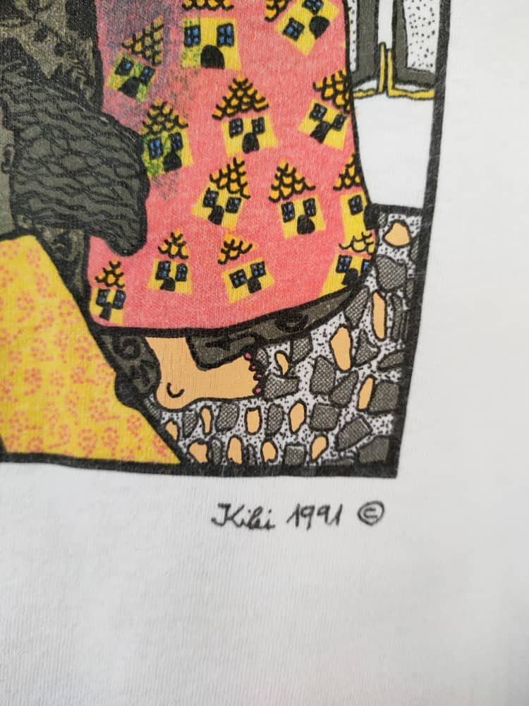 Vintage ©️1991 Vintage Women Help Women Art T Size US XL / EU 56 / 4 - 5 Thumbnail