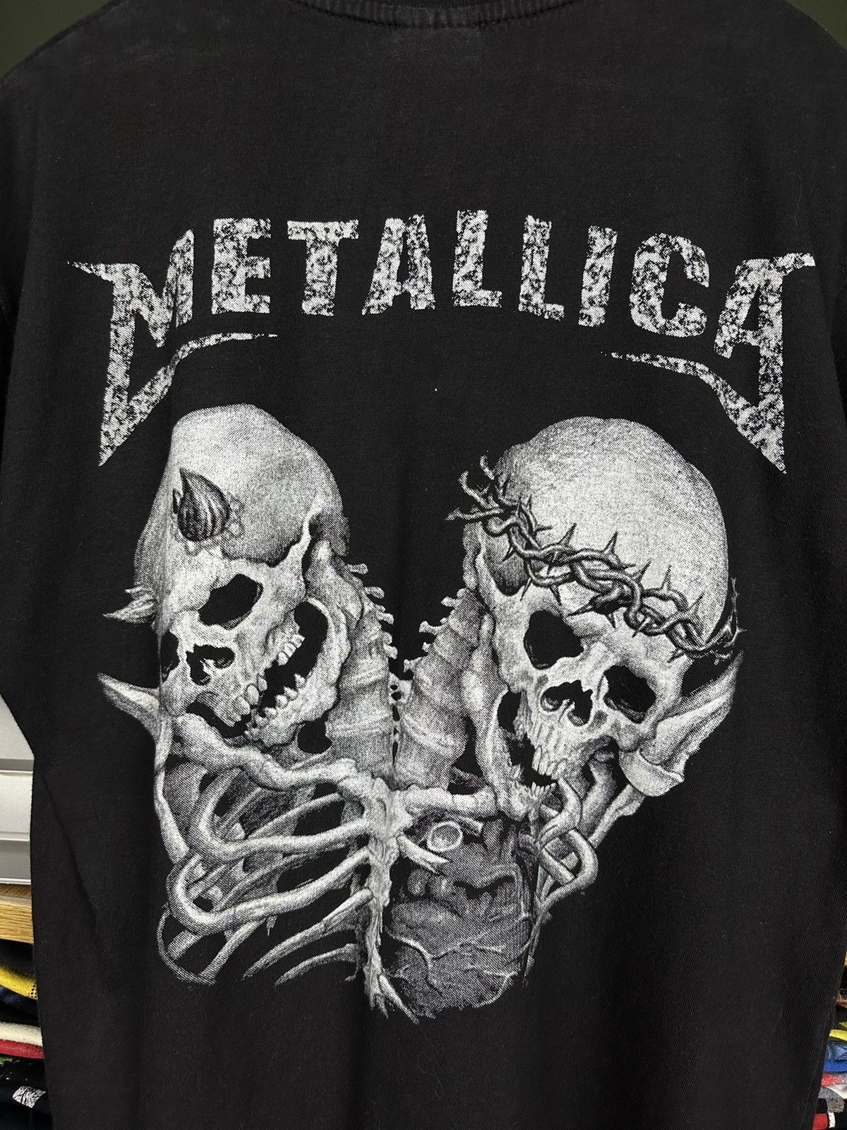 Band Tees × Metallica × Vintage Vintage 90s Metallica Women’s Band T-Shirt Size US S / EU 44-46 / 1 - 7 Thumbnail