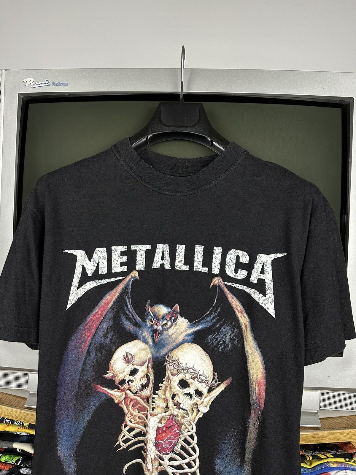 Band Tees × Metallica × Vintage Vintage 90s Metallica Women’s Band T-Shirt Size US S / EU 44-46 / 1 - 2 Thumbnail