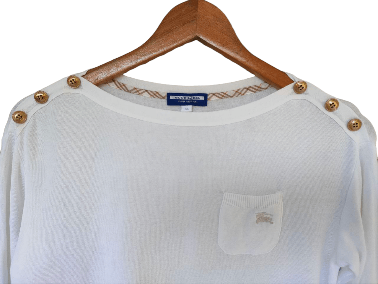 Burberry ❎ Burberry Light Sweater Size S / US 4 / IT 40 - 3 Thumbnail