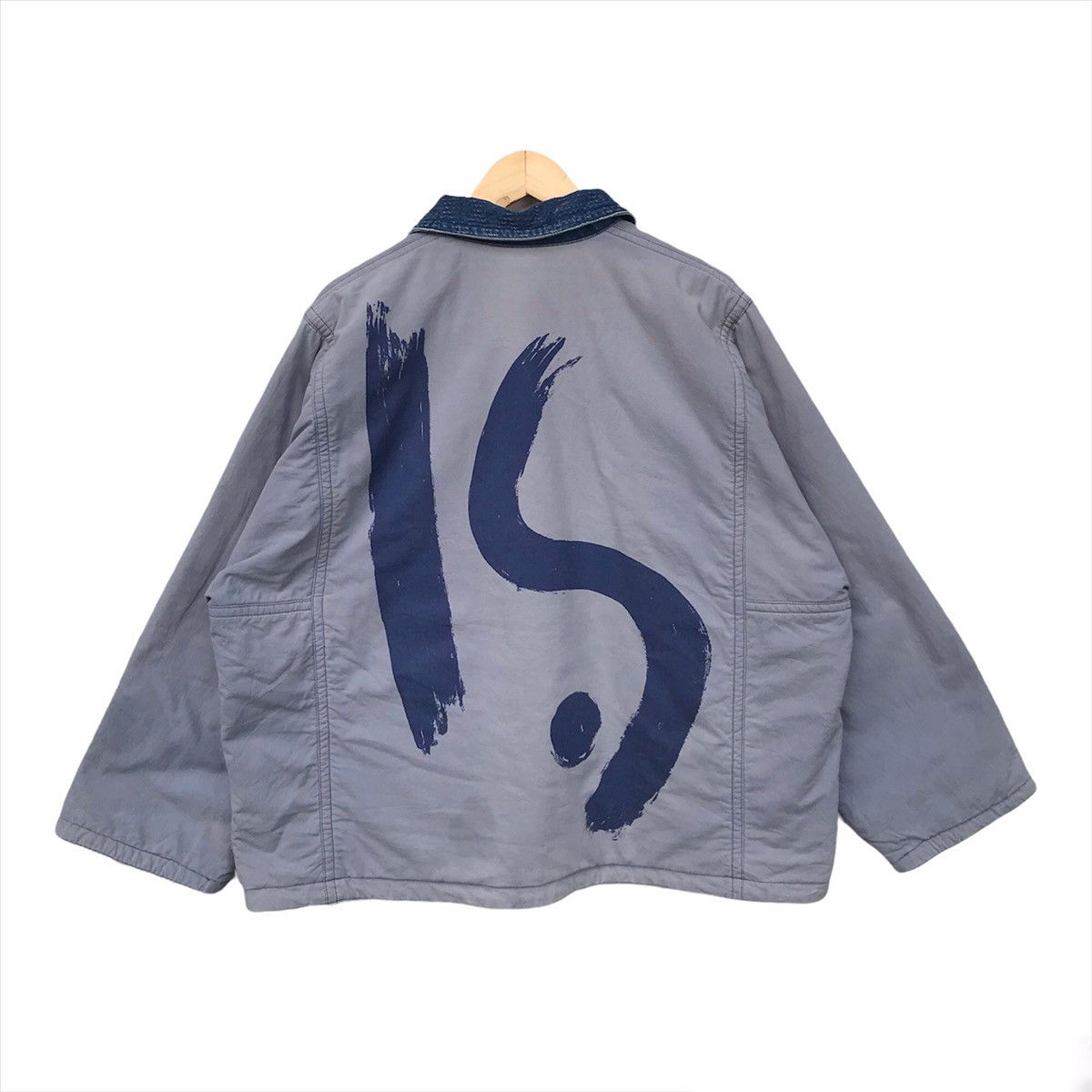 Issey Miyake RARE!!! Vintage issey miyake I.S indigo reversible jacket Size US L / EU 52-54 / 3 - 2 Thumbnail