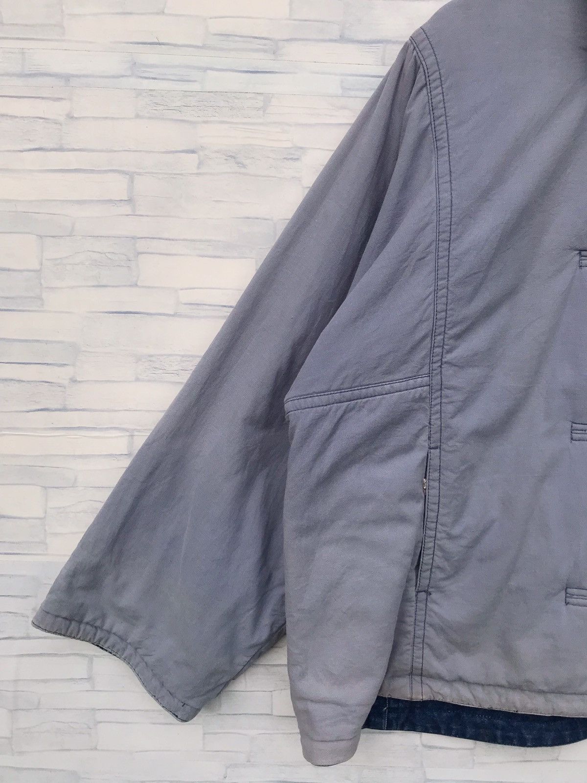 Issey Miyake RARE!!! Vintage issey miyake I.S indigo reversible jacket Size US L / EU 52-54 / 3 - 12 Thumbnail