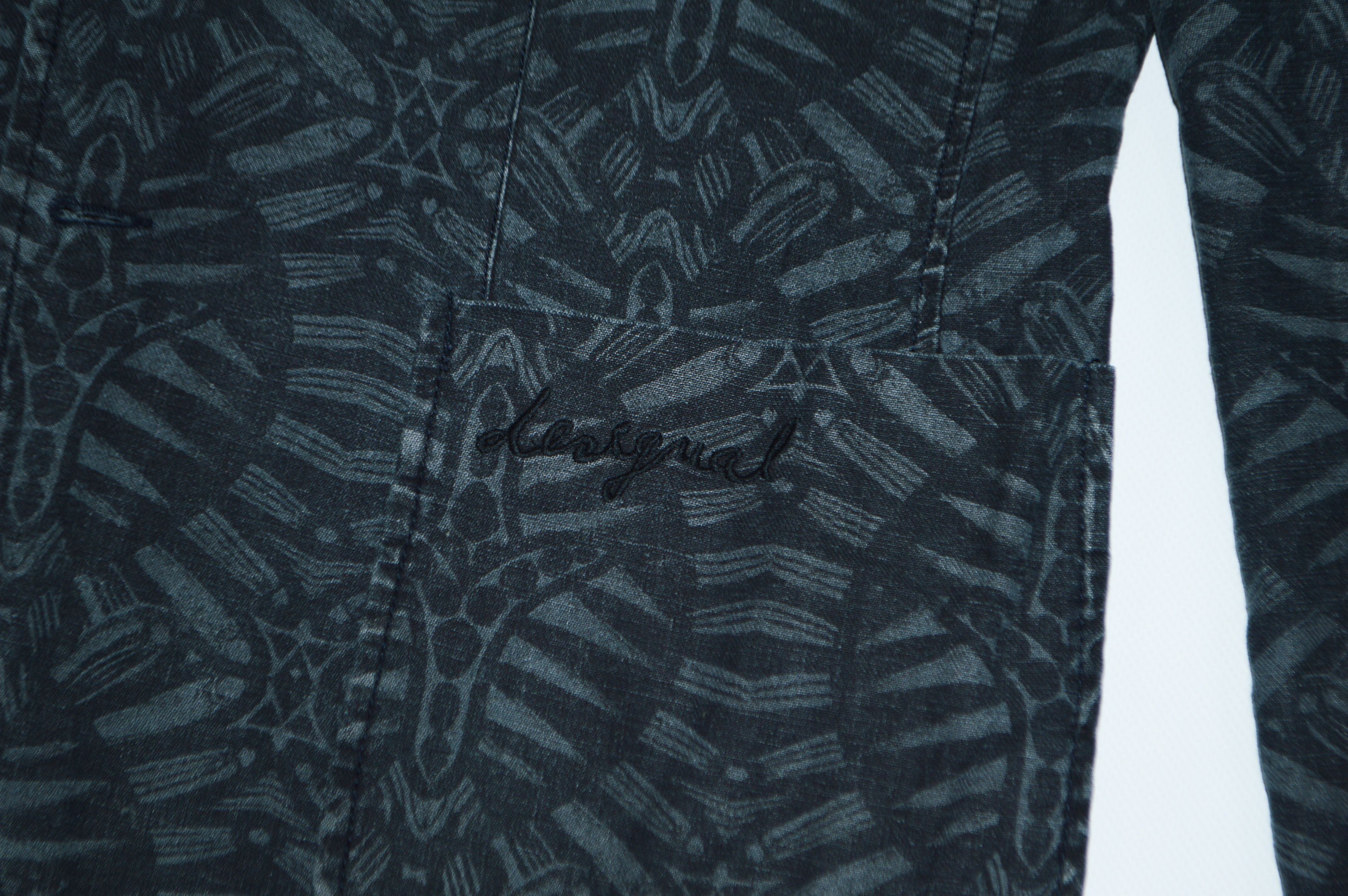 Desigual Desigual Gray Linen Cotton Blazer Jacket Size 42R Size 42R - 5 Thumbnail