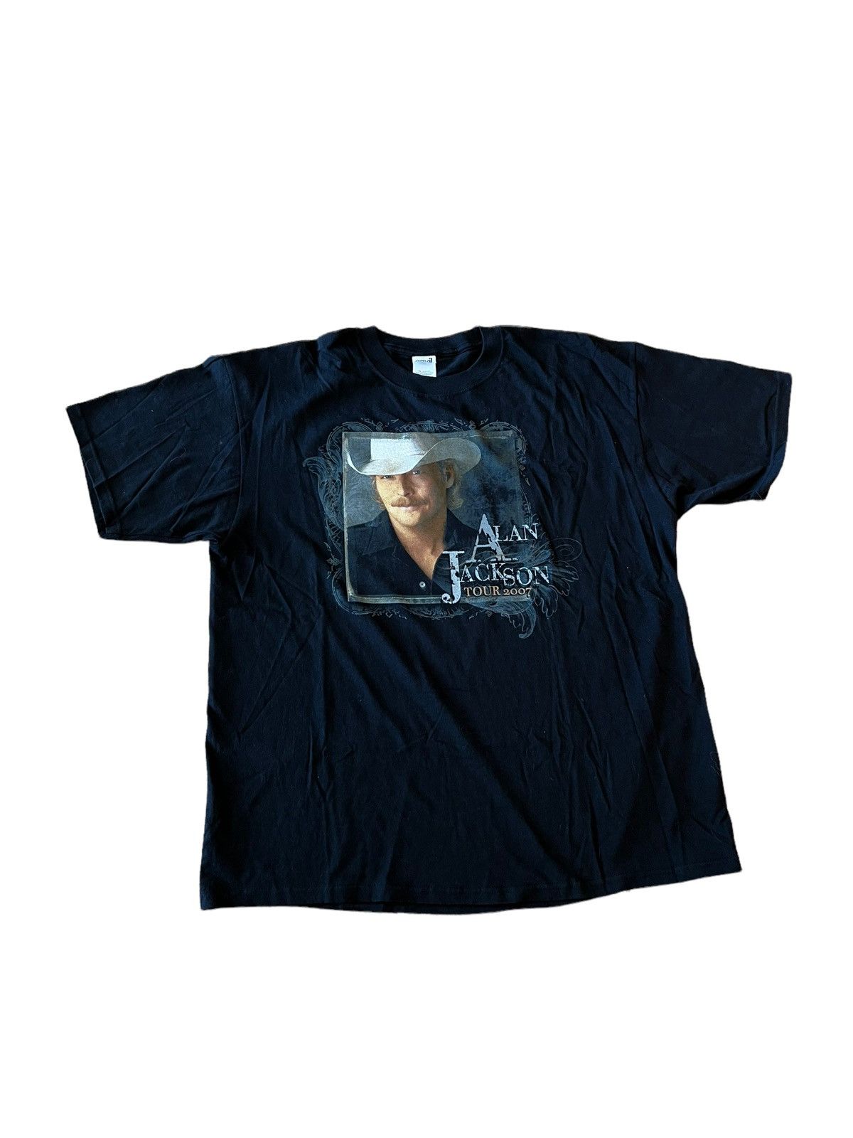 Band Tees × Vintage Vintage Alan Jackson 2007 Tour T Shirt Country Band Tee Size US XL / EU 56 / 4 - 1 Thumbnail
