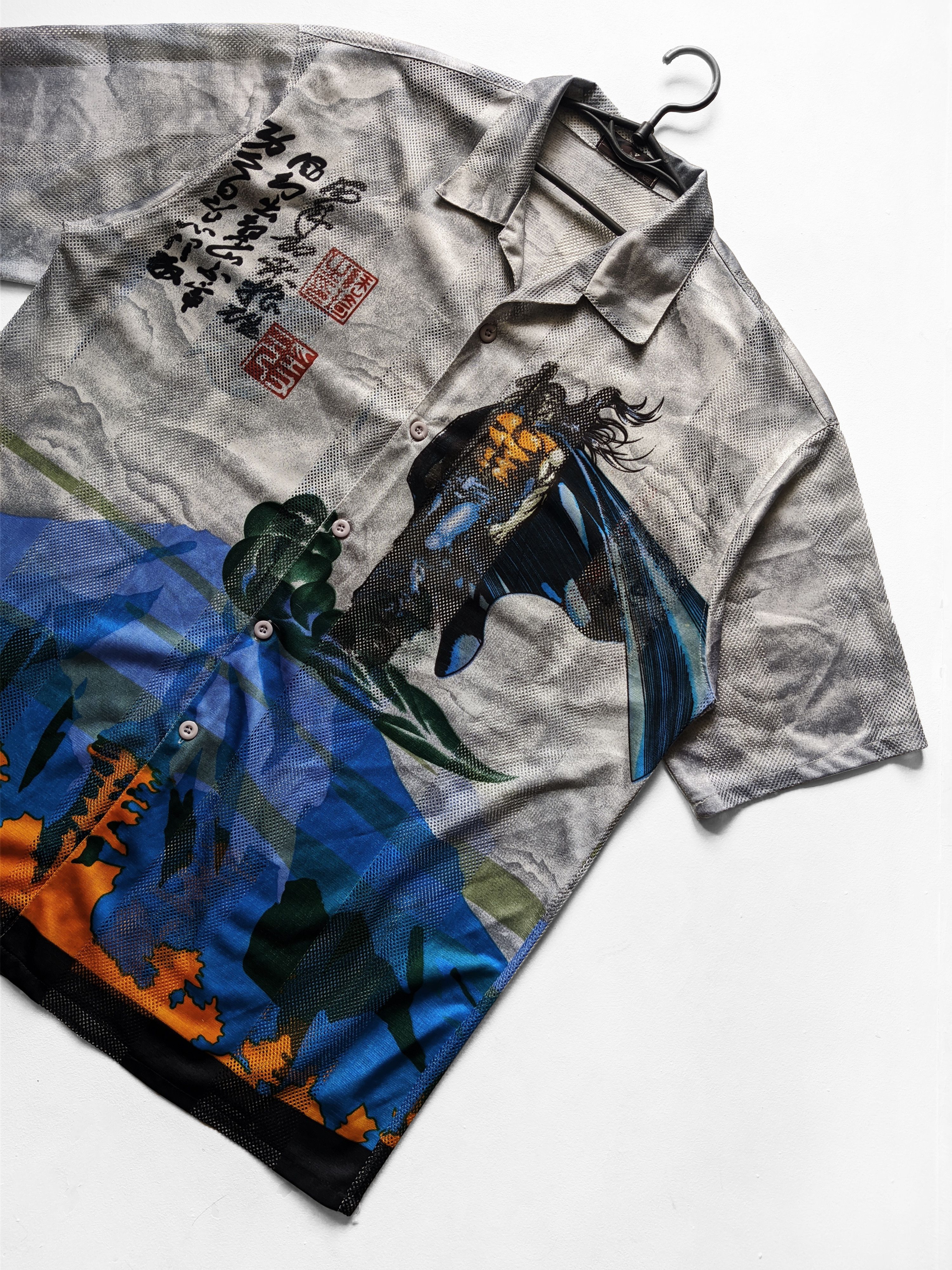 Anime vintage anime shirt mesh y2 kprinted Size US XL / EU 56 / 4 - 5 Thumbnail