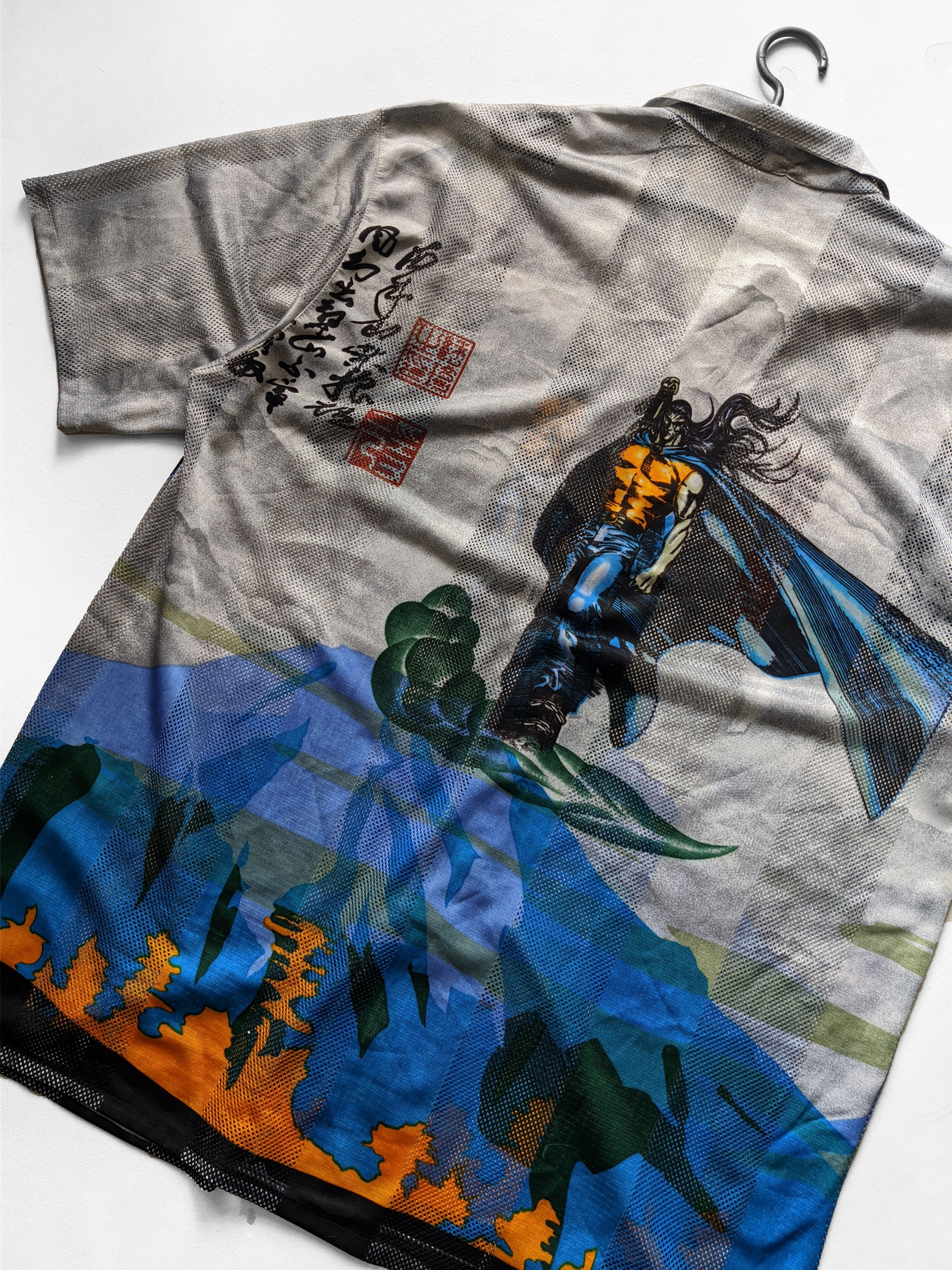 Anime vintage anime shirt mesh y2 kprinted Size US XL / EU 56 / 4 - 7 Thumbnail