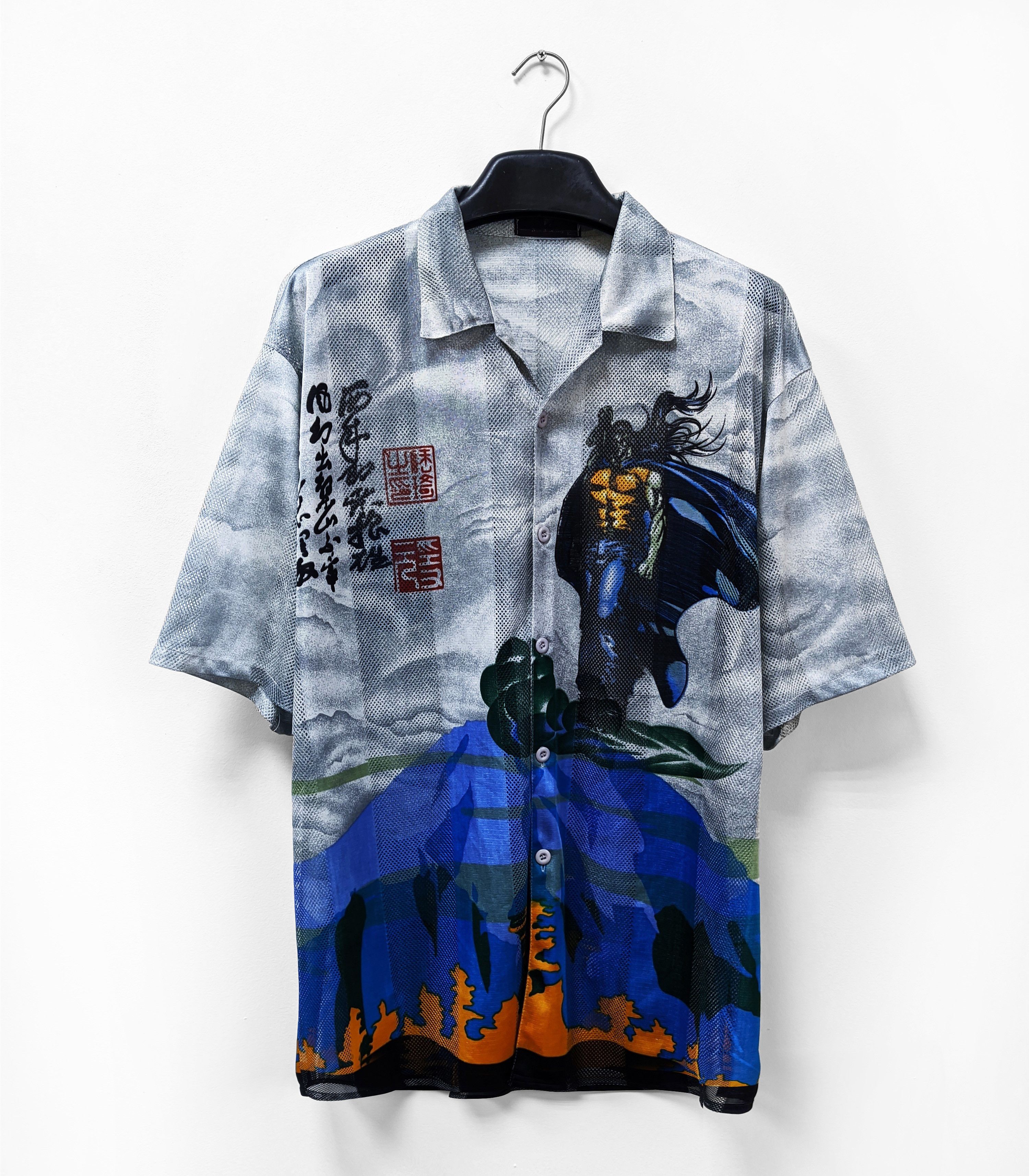 Anime vintage anime shirt mesh y2 kprinted Size US XL / EU 56 / 4 - 1 Thumbnail