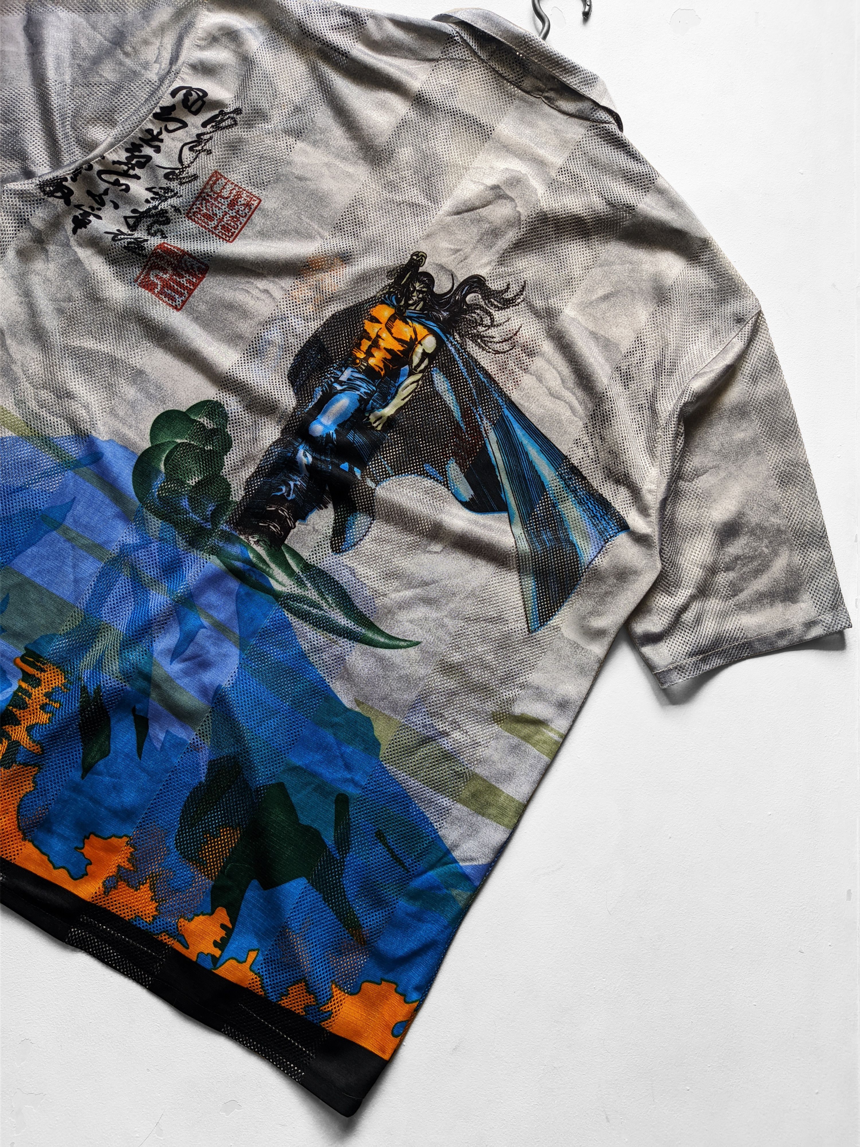 Anime vintage anime shirt mesh y2 kprinted Size US XL / EU 56 / 4 - 8 Thumbnail