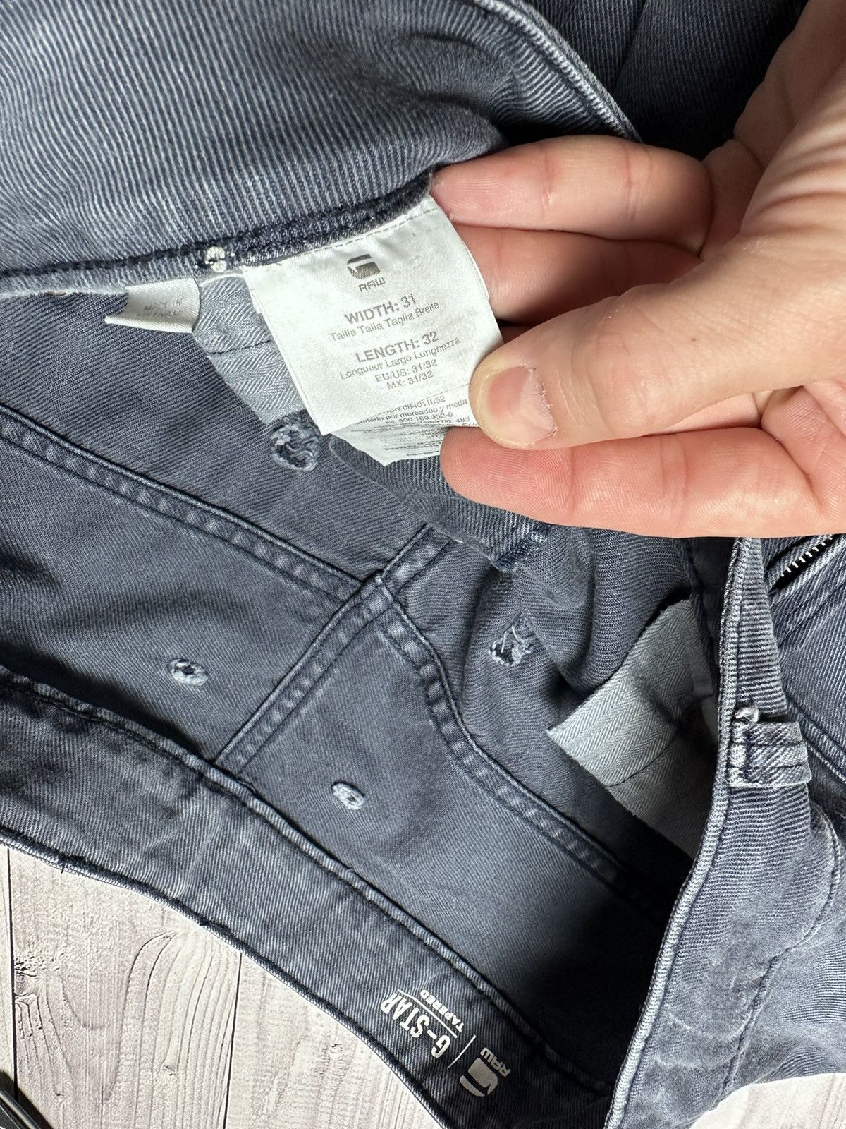 G-Star Vintage G- Star raw denim jeans zip pocket banana rare Size US 32 / EU 48 - 6 Thumbnail