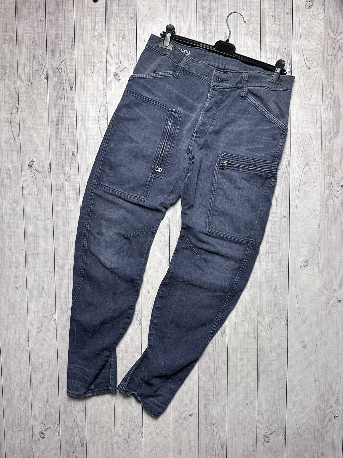 G-Star Vintage G- Star raw denim jeans zip pocket banana rare Size US 32 / EU 48 - 1 Thumbnail