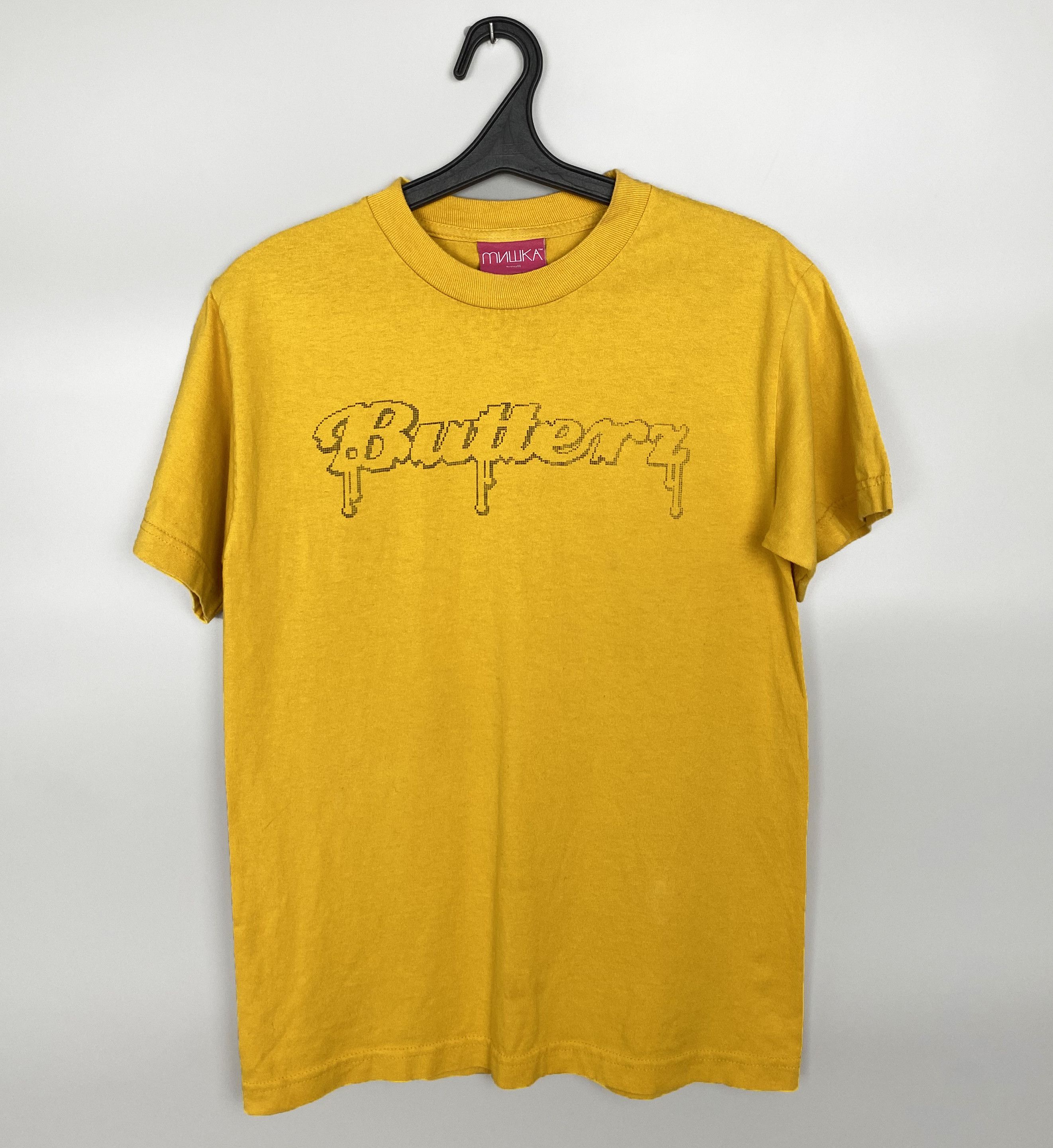 Mishka MNWKA Mishka Butterz Yellow Tee Made in USA Size US S / EU 44-46 / 1 - 1 Thumbnail