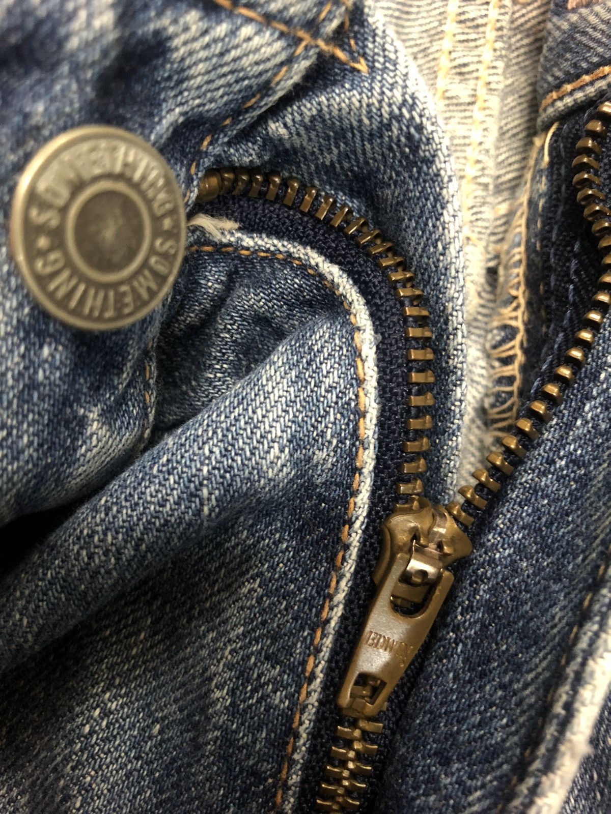 Edwin × Vintage SOMETHING EDWIN SELVEDGE DENIM LOT S505 Size US 29 - 12 Thumbnail