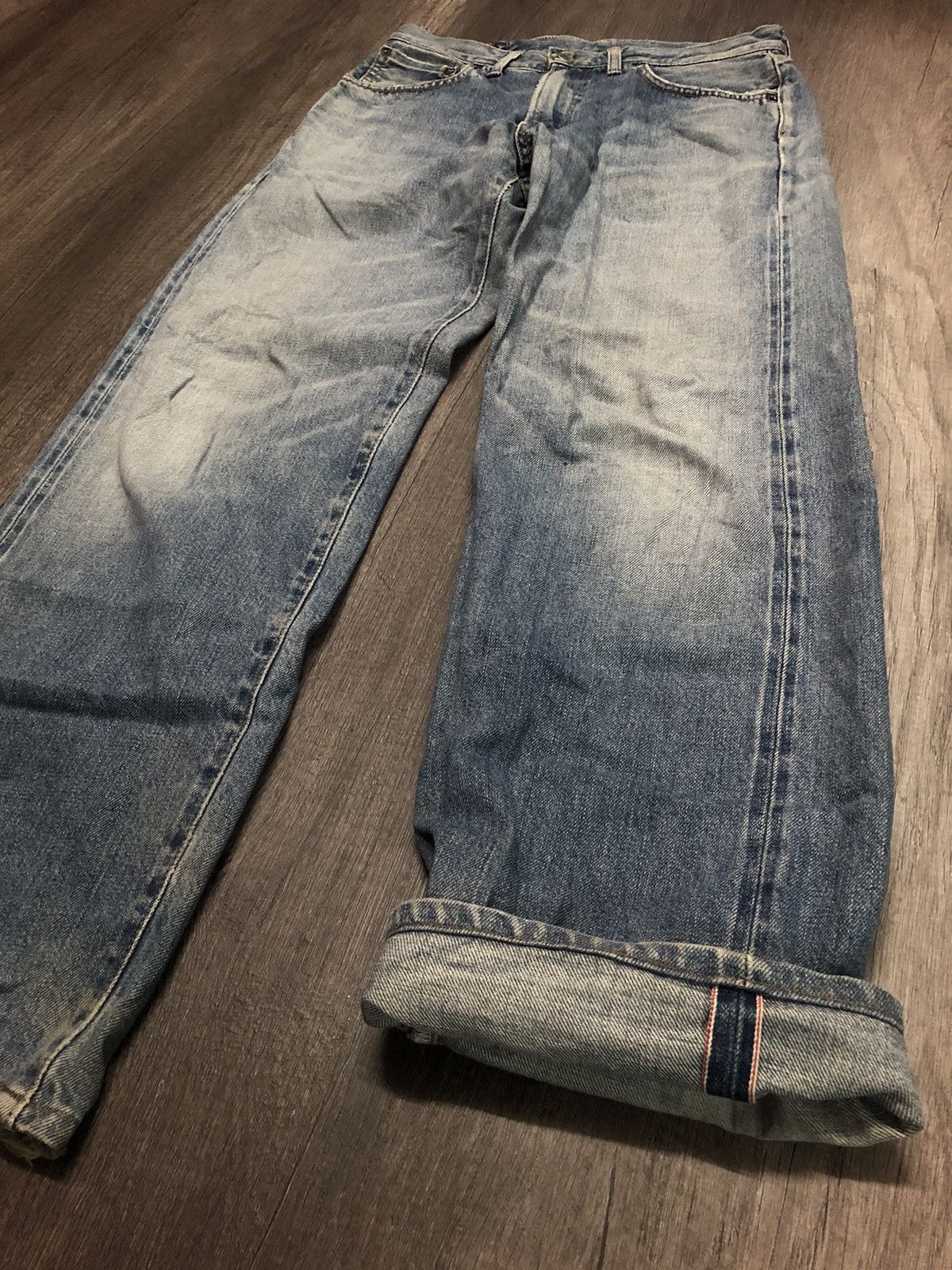 Edwin × Vintage SOMETHING EDWIN SELVEDGE DENIM LOT S505 Size US 29 - 2 Thumbnail