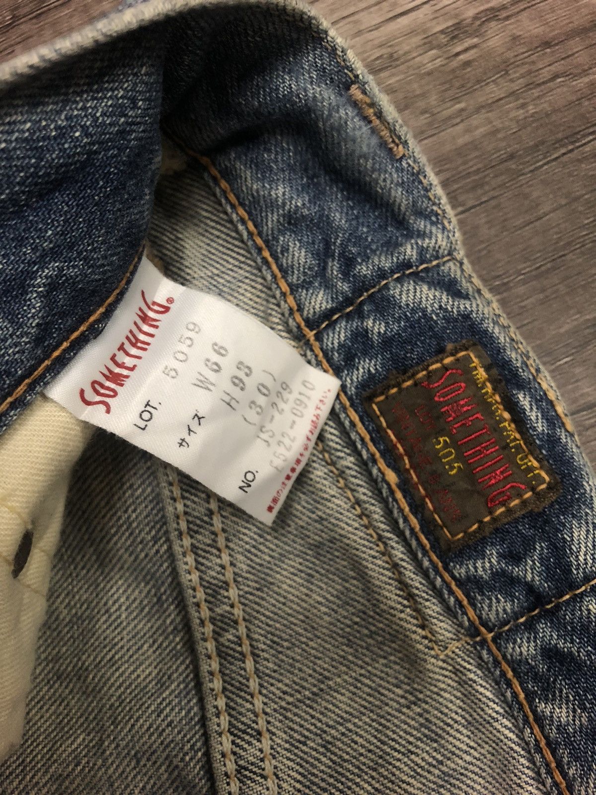 Edwin × Vintage SOMETHING EDWIN SELVEDGE DENIM LOT S505 Size US 29 - 16 Thumbnail