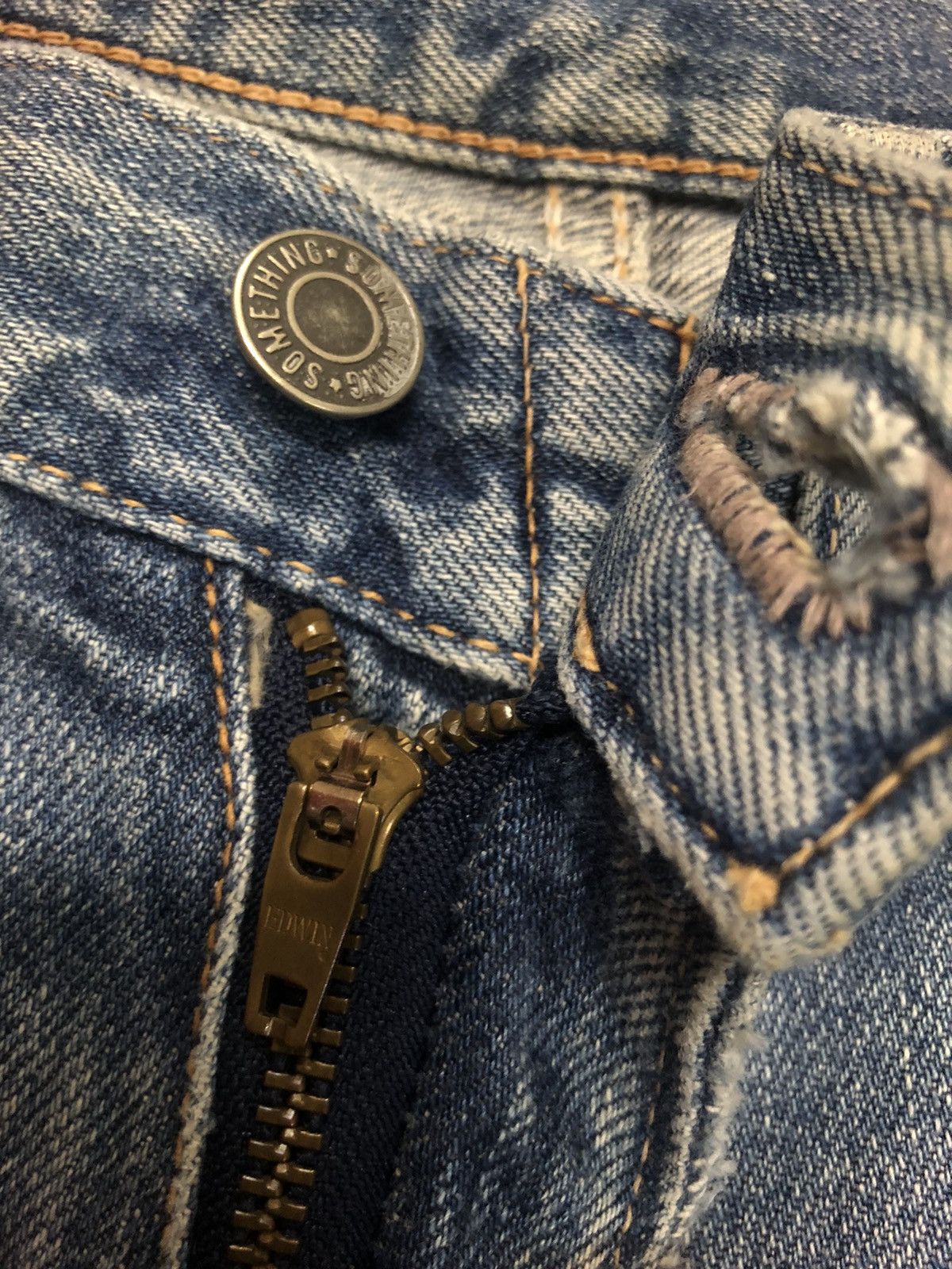 Edwin × Vintage SOMETHING EDWIN SELVEDGE DENIM LOT S505 Size US 29 - 11 Thumbnail