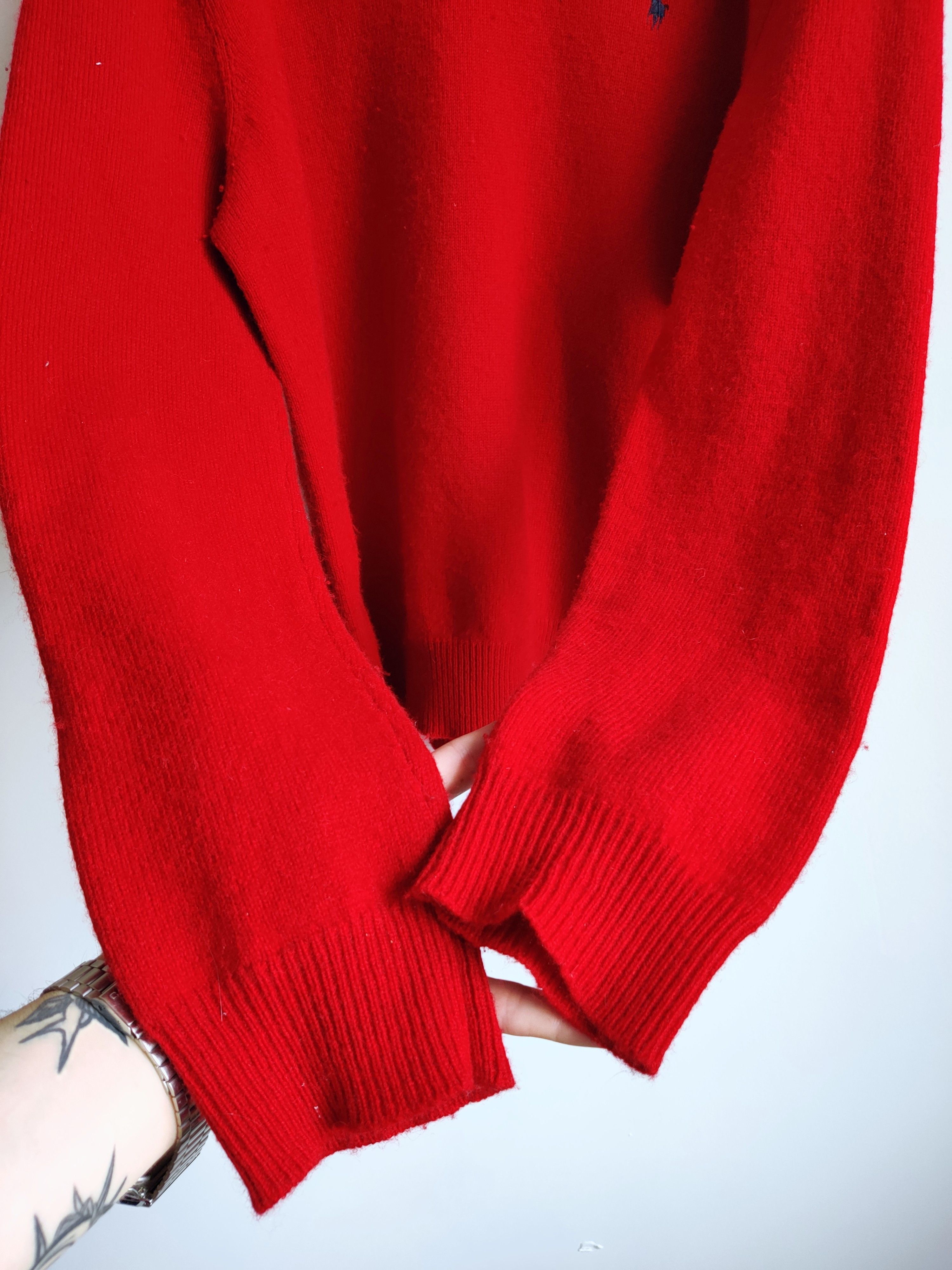 Polo Ralph Lauren Vintage Ralph Lauren sweater red Size US L / EU 52-54 / 3 - 5 Thumbnail