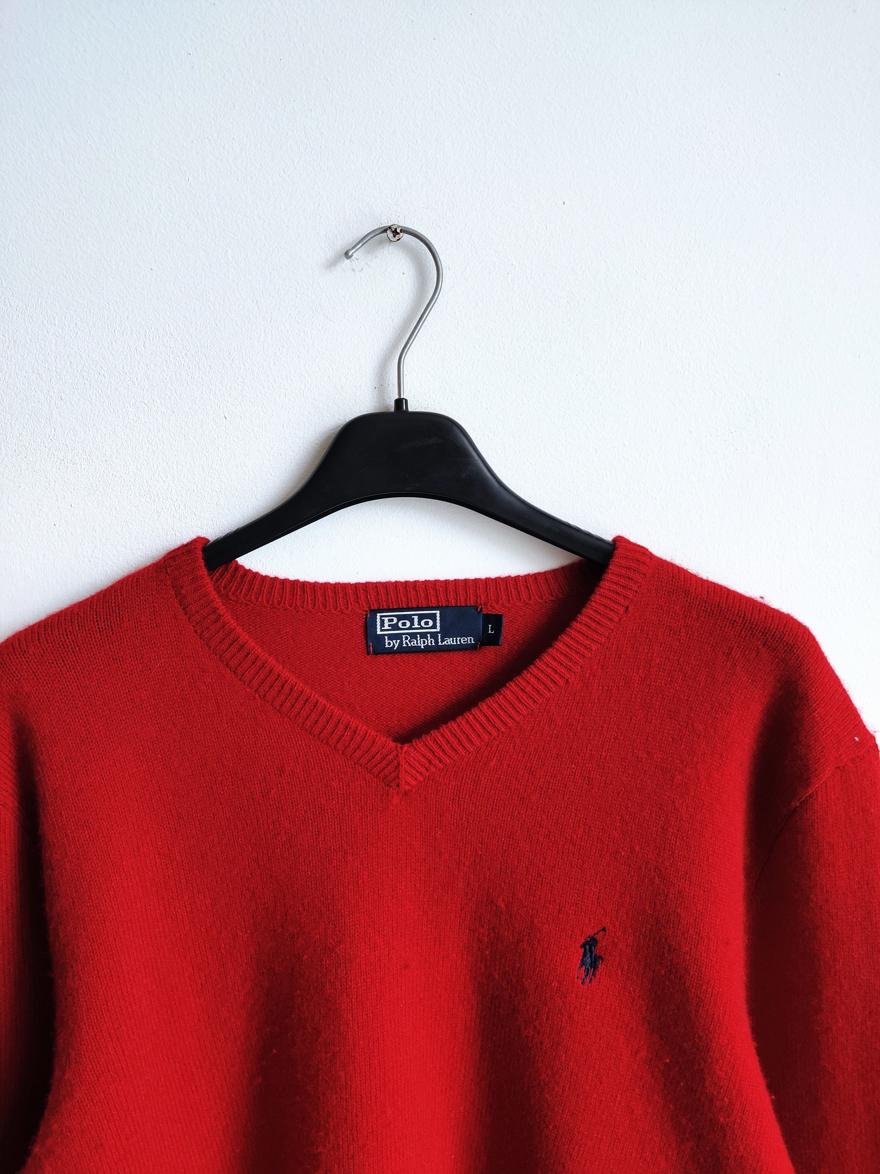 Polo Ralph Lauren Vintage Ralph Lauren sweater red Size US L / EU 52-54 / 3 - 2 Thumbnail