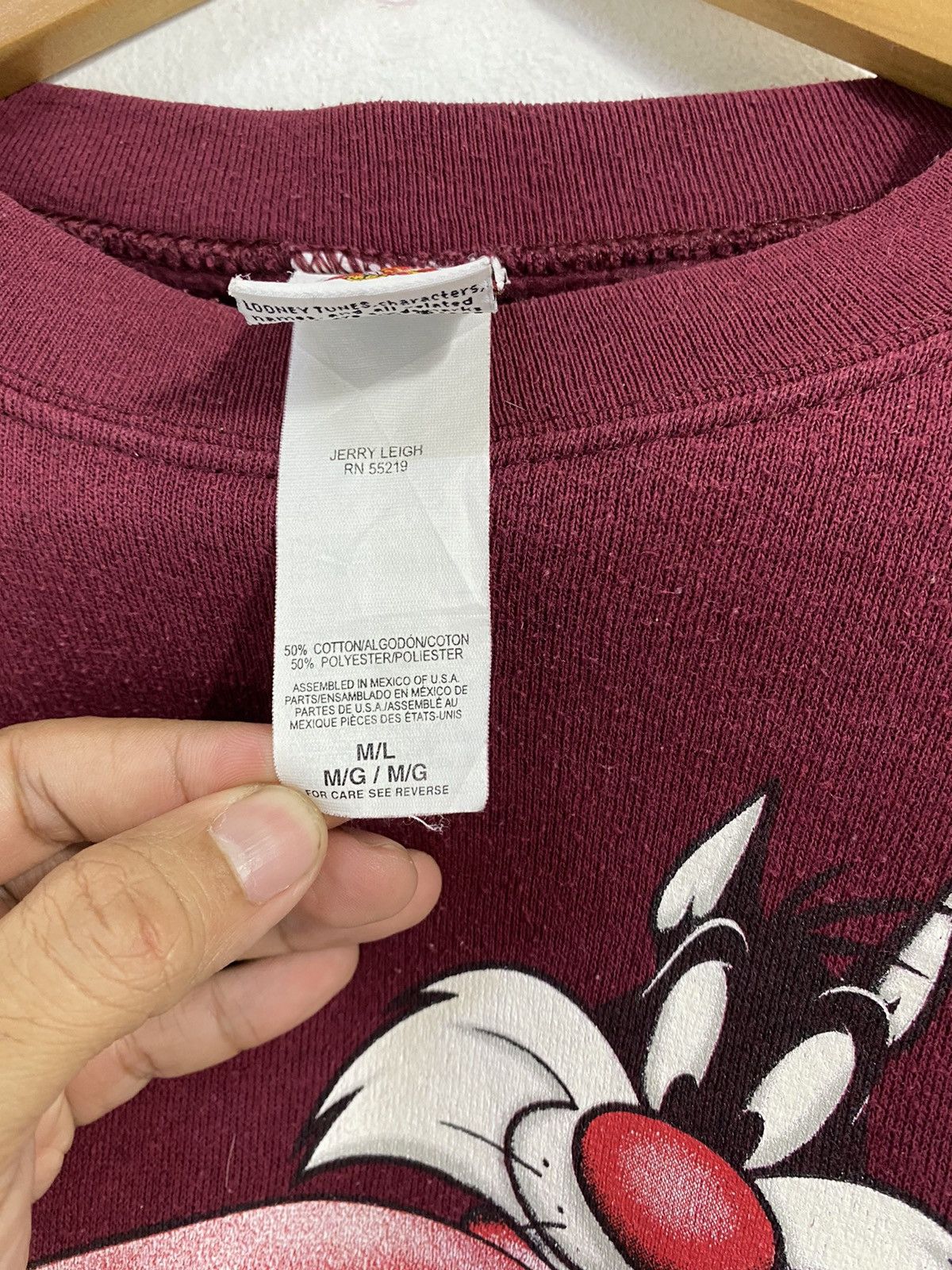 Cartoon Network Vintage Looney Tunes Jerry Leigh Sweatshirt Size US M / EU 48-50 / 2 - 6 Thumbnail