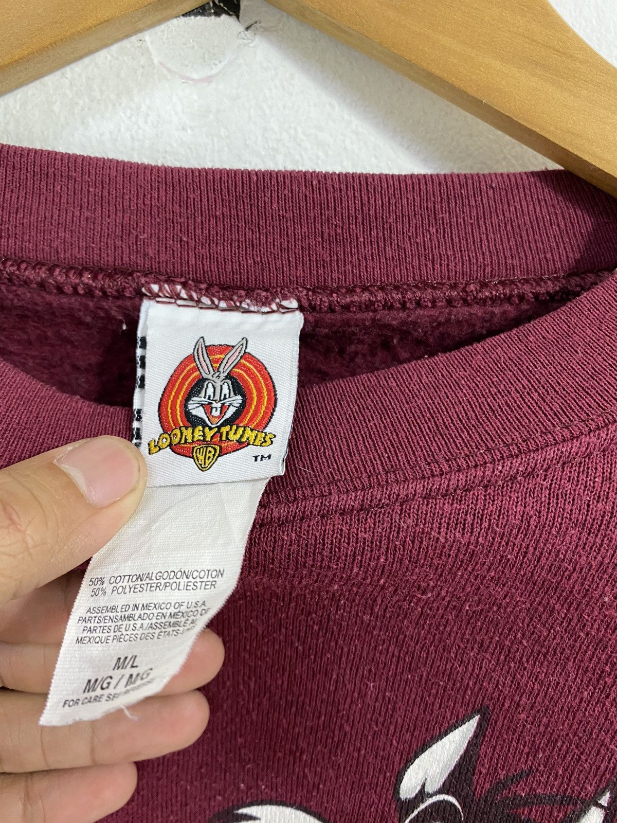 Cartoon Network Vintage Looney Tunes Jerry Leigh Sweatshirt Size US M / EU 48-50 / 2 - 4 Thumbnail