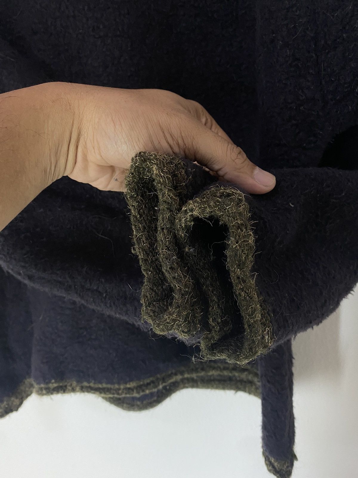 Marithe + Francois Girbaud Marithe francios Girbaud Fleece Sweatshirt MonhairTurtelNeck Size US M / EU 48-50 / 2 - 6 Thumbnail