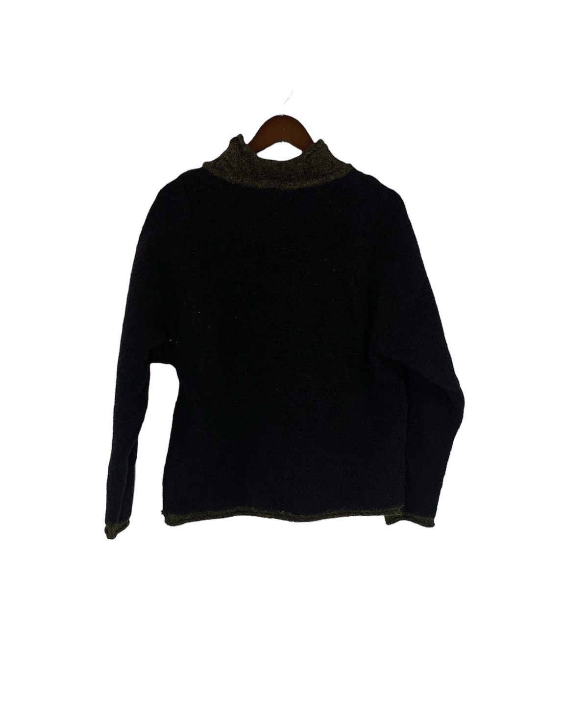 Marithe + Francois Girbaud Marithe francios Girbaud Fleece Sweatshirt MonhairTurtelNeck Size US M / EU 48-50 / 2 - 2 Thumbnail