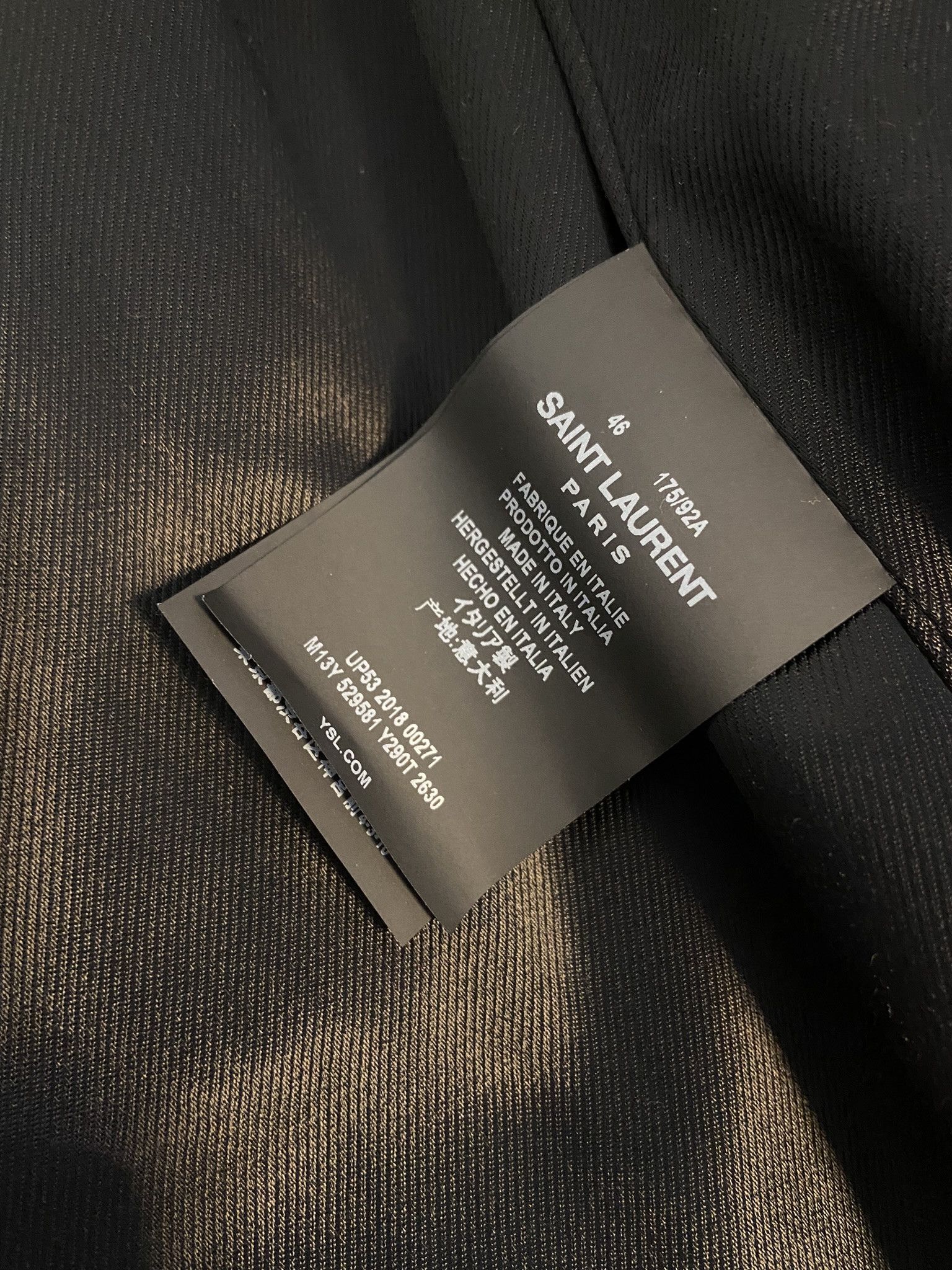 Saint Laurent Paris FW18 Saint Laurent Corduroy Belted Trench Coat Size US M / EU 48-50 / 2 - 12 Thumbnail