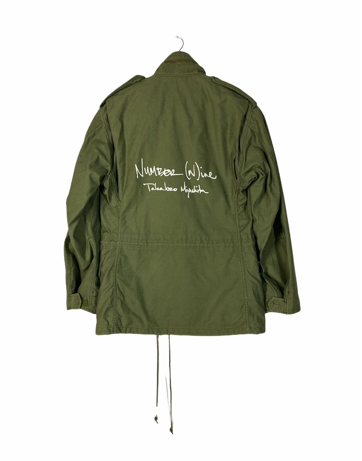 Alpha Industries × Vintage VTG Alpha Industries Military Jacket Costum Number nine Logo Size US M / EU 48-50 / 2 - 1 Thumbnail