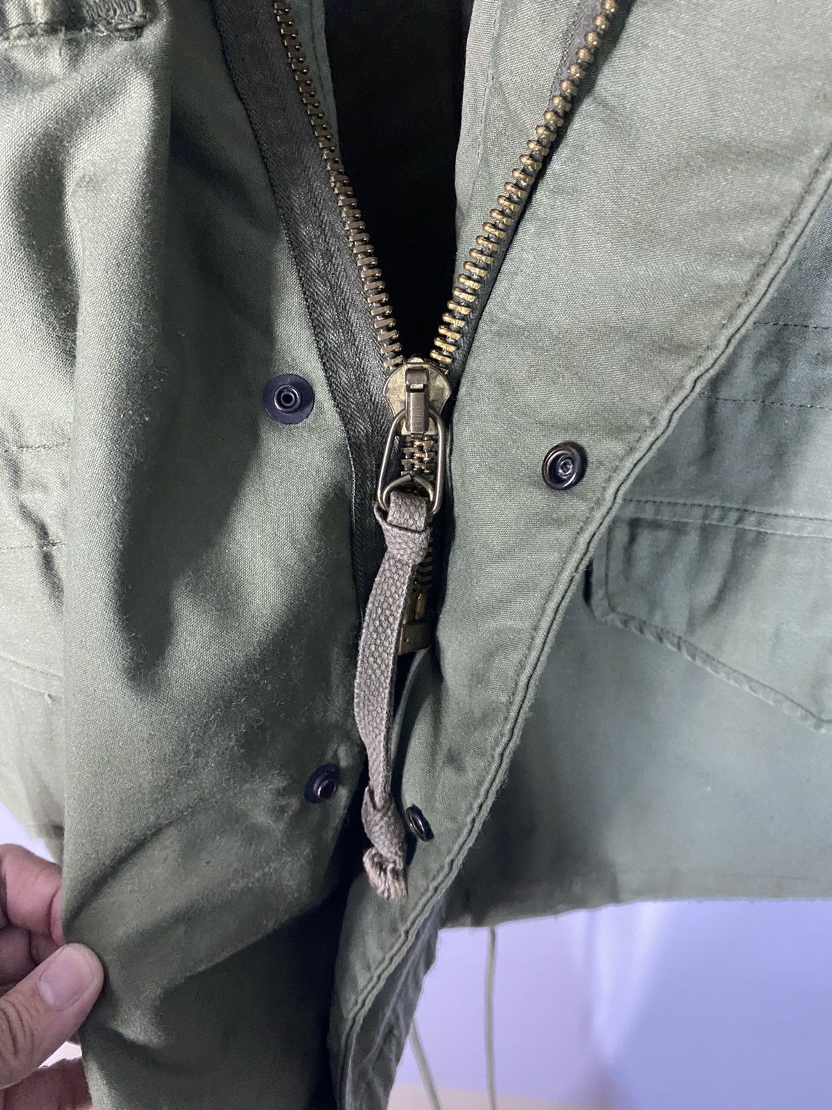 Alpha Industries × Vintage VTG Alpha Industries Military Jacket Costum Number nine Logo Size US M / EU 48-50 / 2 - 8 Thumbnail