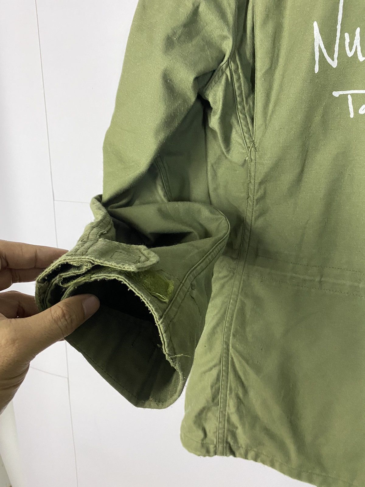Alpha Industries × Vintage VTG Alpha Industries Military Jacket Costum Number nine Logo Size US M / EU 48-50 / 2 - 5 Thumbnail
