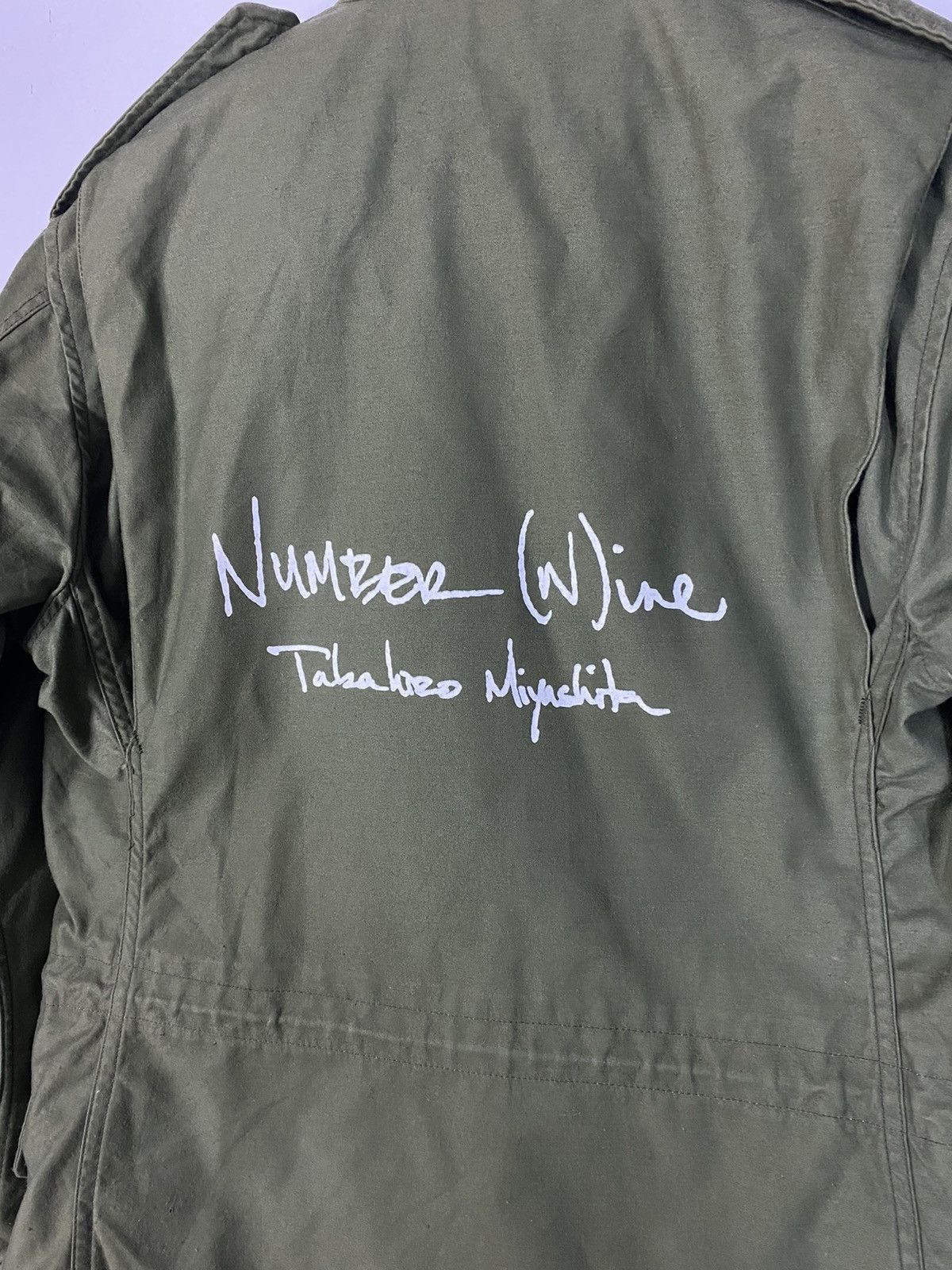Alpha Industries × Vintage VTG Alpha Industries Military Jacket Costum Number nine Logo Size US M / EU 48-50 / 2 - 6 Thumbnail