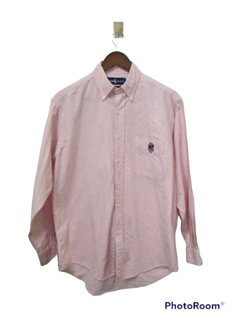 Polo Ralph Lauren Vintage 90’s Polo Ralph Lauren Button Up Shirt Polo Bear Size US S / EU 44-46 / 1 - 1 Thumbnail