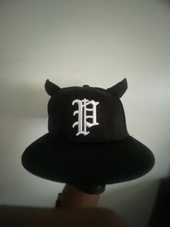 Custom Fitted Hats By - Me ~ Devil Horned Design 🤩 ~ - Depop