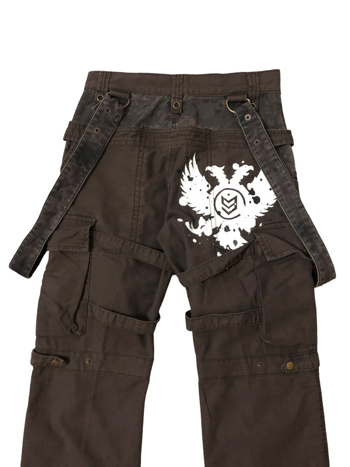 Japanese Brand 2000s Street Republic Parachute Bondage Cargo Pant Size US 28 / EU 44 - 5 Thumbnail