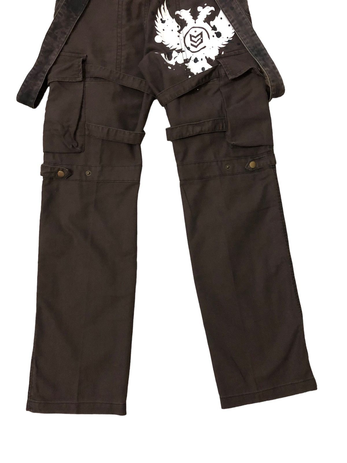 Japanese Brand 2000s Street Republic Parachute Bondage Cargo Pant Size US 28 / EU 44 - 4 Thumbnail
