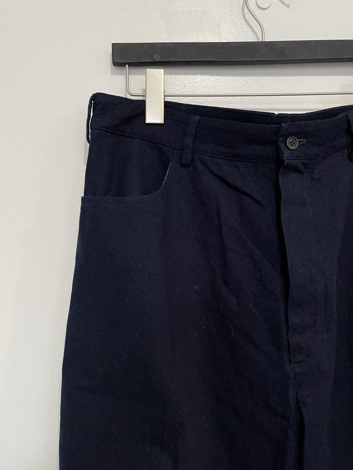 Forme D'Expression WASHED COTTON TWILL ARTICULATED 5 POCKET PANTS Size US 34 / EU 50 - 3 Thumbnail