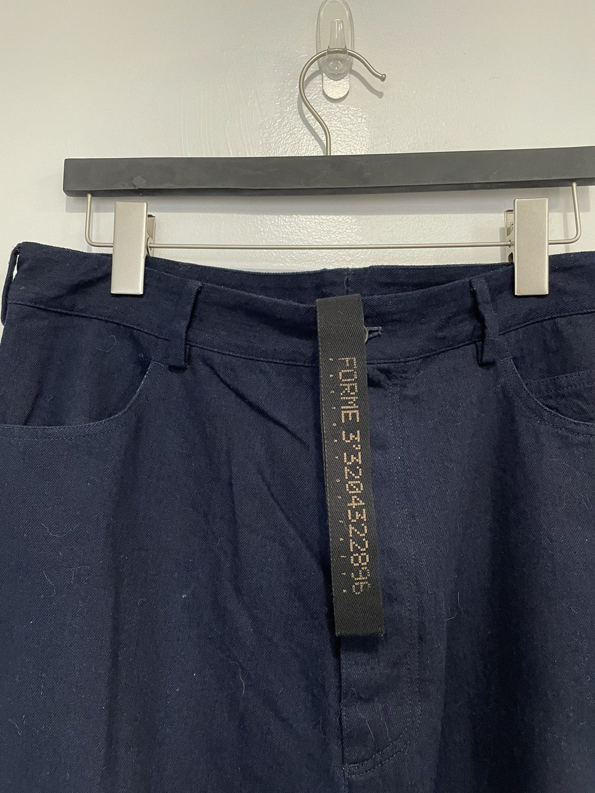 Forme D'Expression WASHED COTTON TWILL ARTICULATED 5 POCKET PANTS Size US 34 / EU 50 - 5 Thumbnail