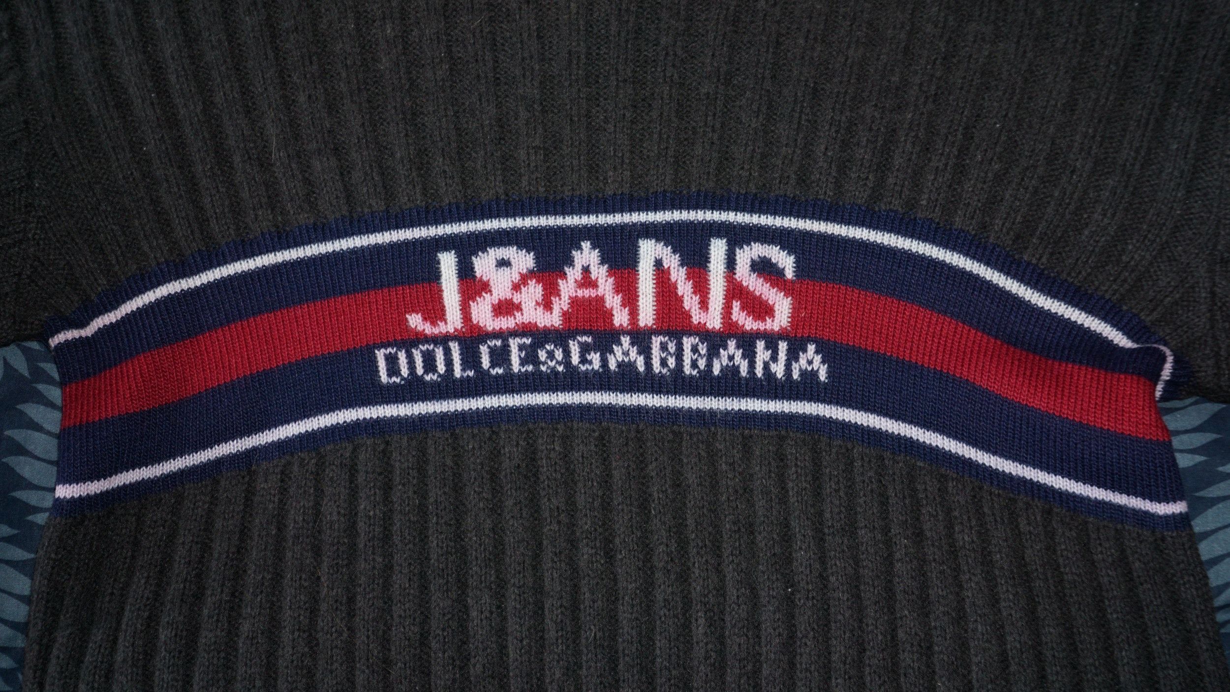 Dolce & Gabbana Dolce & Gabbana J&ans Two Tone Logo Stripes Sweater Size US S / EU 44-46 / 1 - 4 Thumbnail